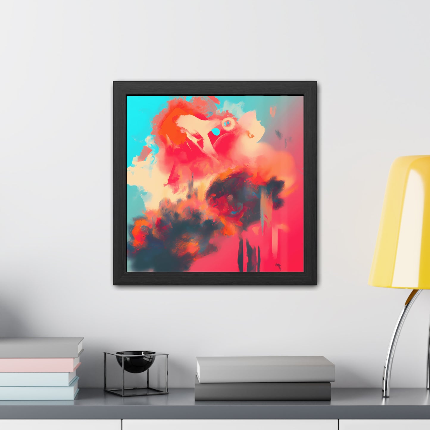 Fabstract 48 - on Framed Print