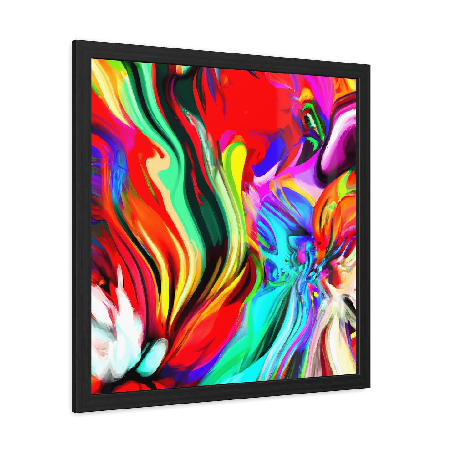 Fabstract 50 - on Framed Print