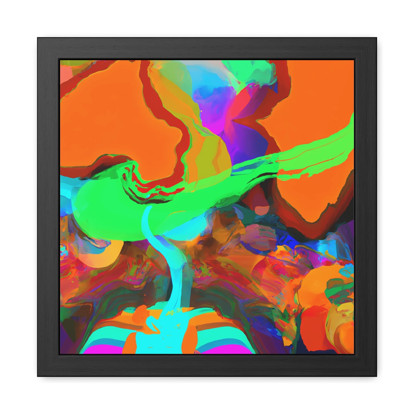 Fabstract 23 - on Framed Print