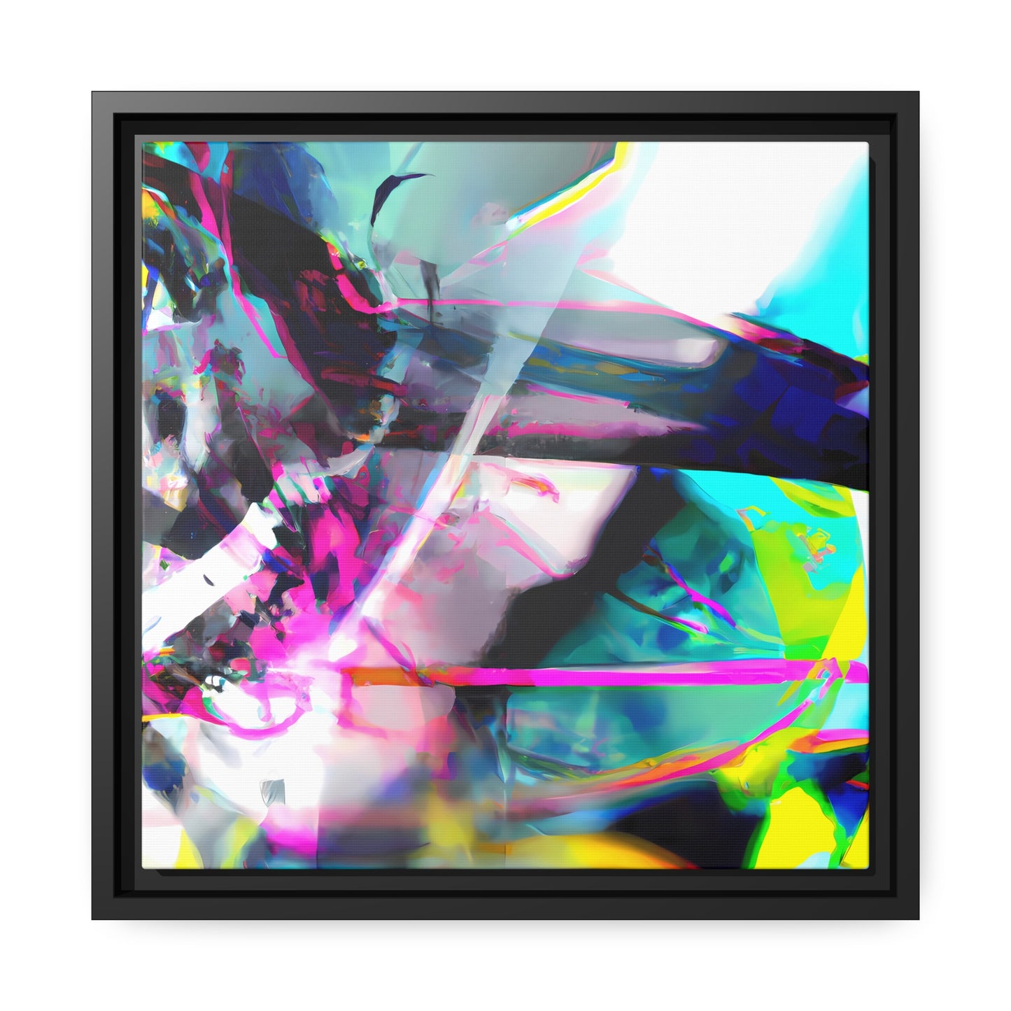 Future Graffiti 9 - on Framed Canvas