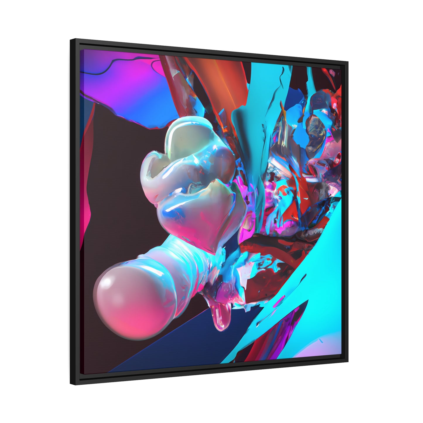 Temporal Flux 18 - on Framed Canvas