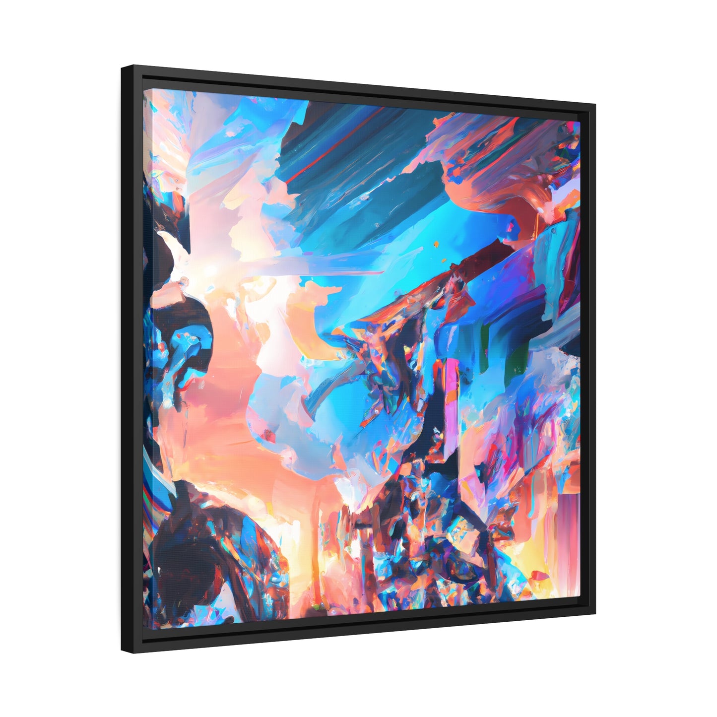 Temporal Flux 1 - on Framed Canvas