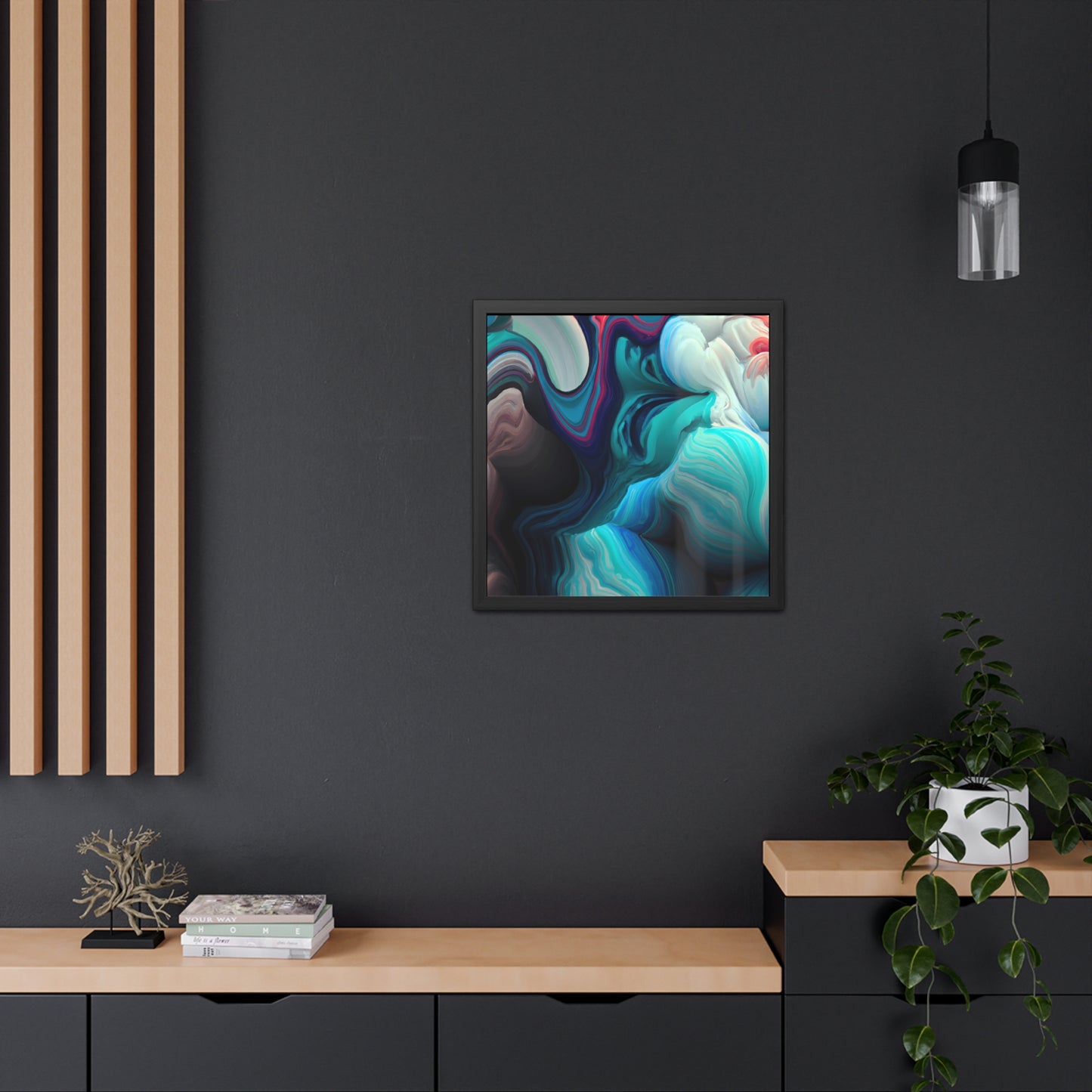 Quantum Euphoria 19 - on Framed Print