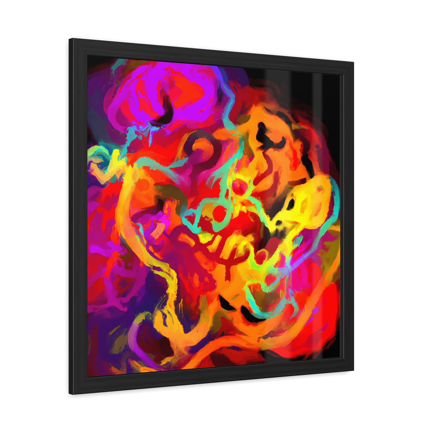 Fabstract 45 - on Framed Print