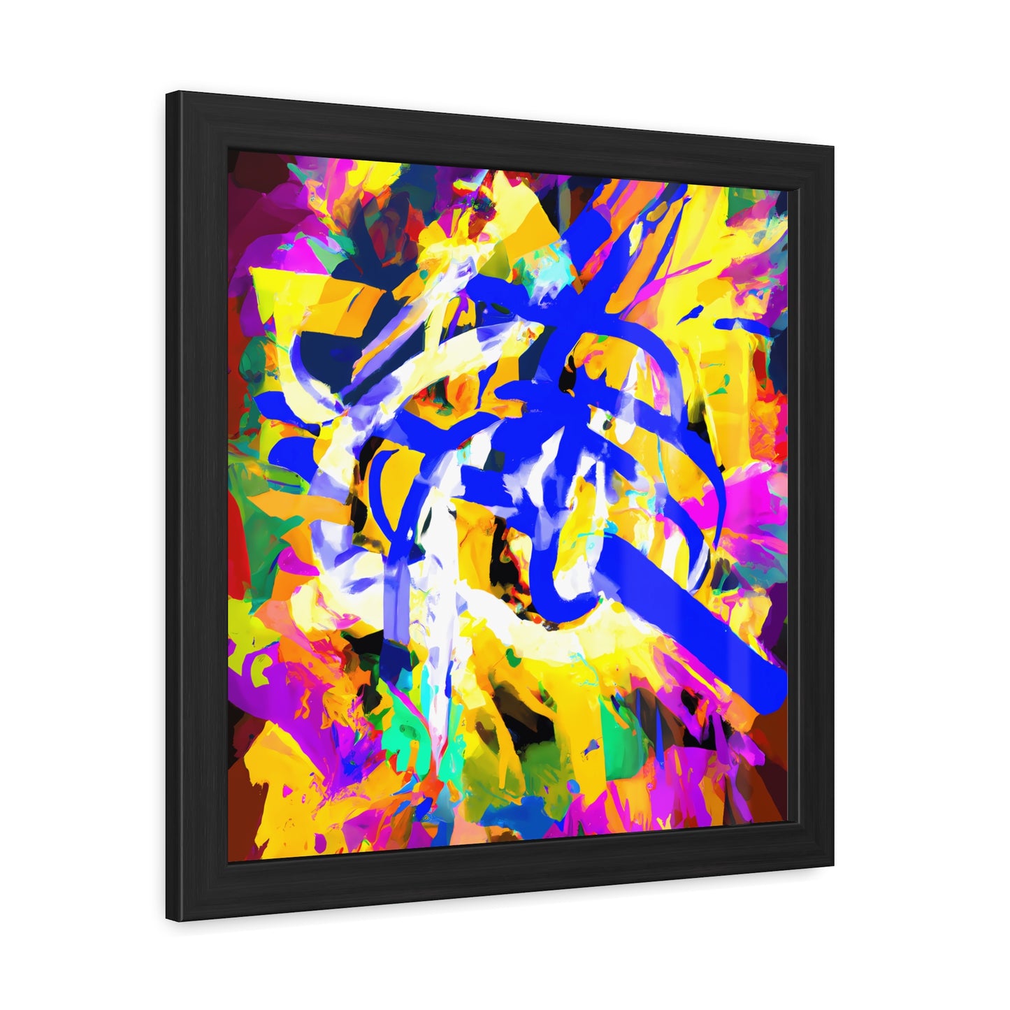 Fabstract 38 - on Framed Print