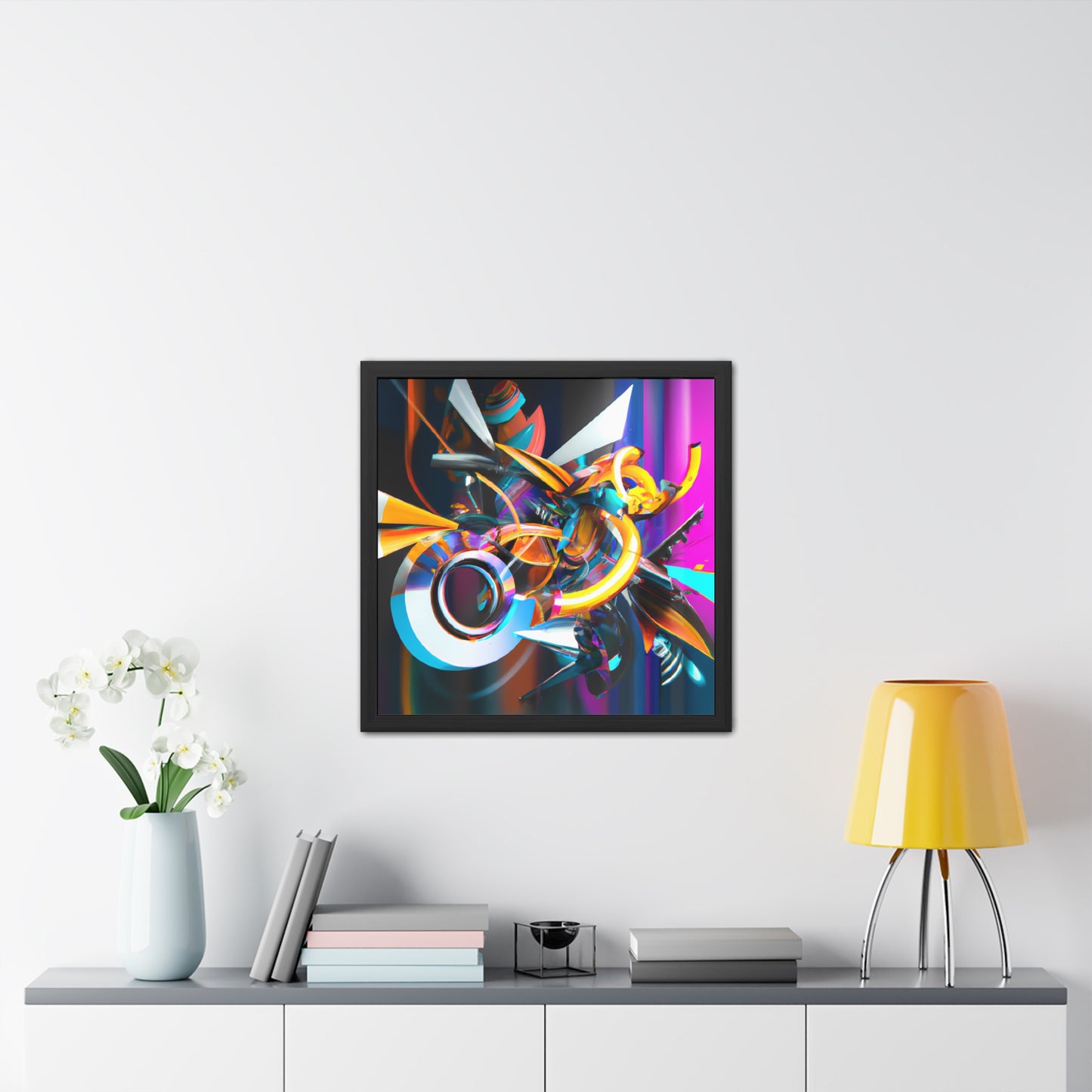 Temporal Flux 20 - on Framed Print