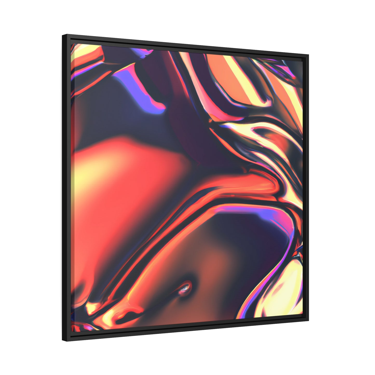 Neon Nexus 15 - on Framed Canvas