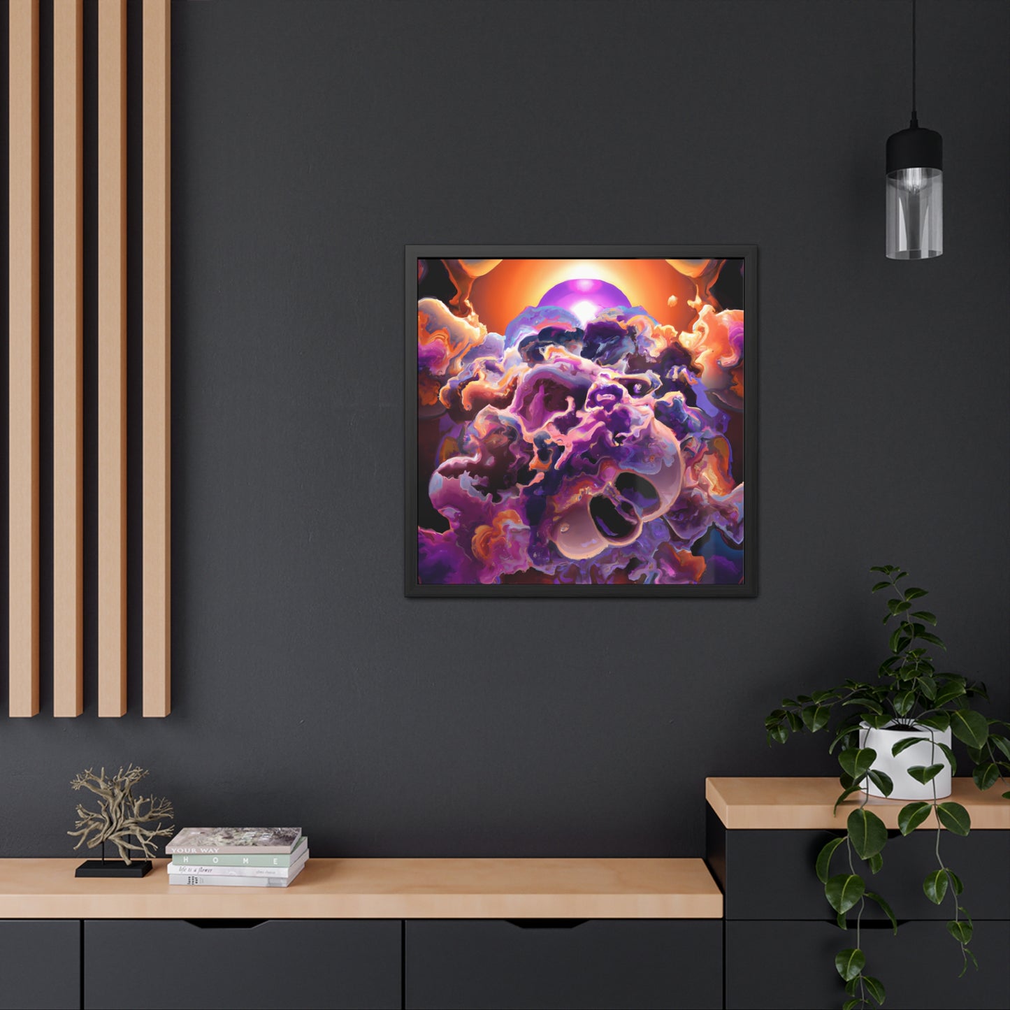 Temporal Flux 11 - on Framed Print