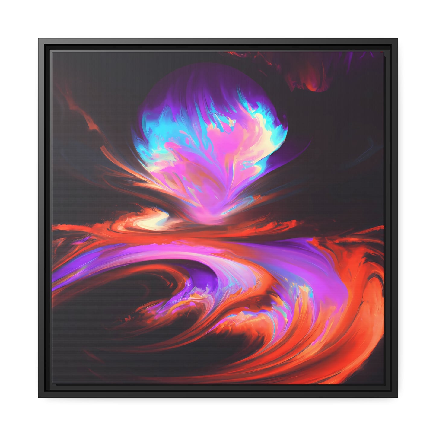 Quantum Euphoria 13 - on Framed Canvas