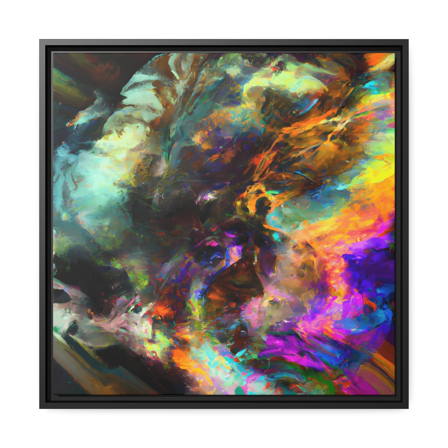 Quantum Euphoria 6 - on Framed Canvas