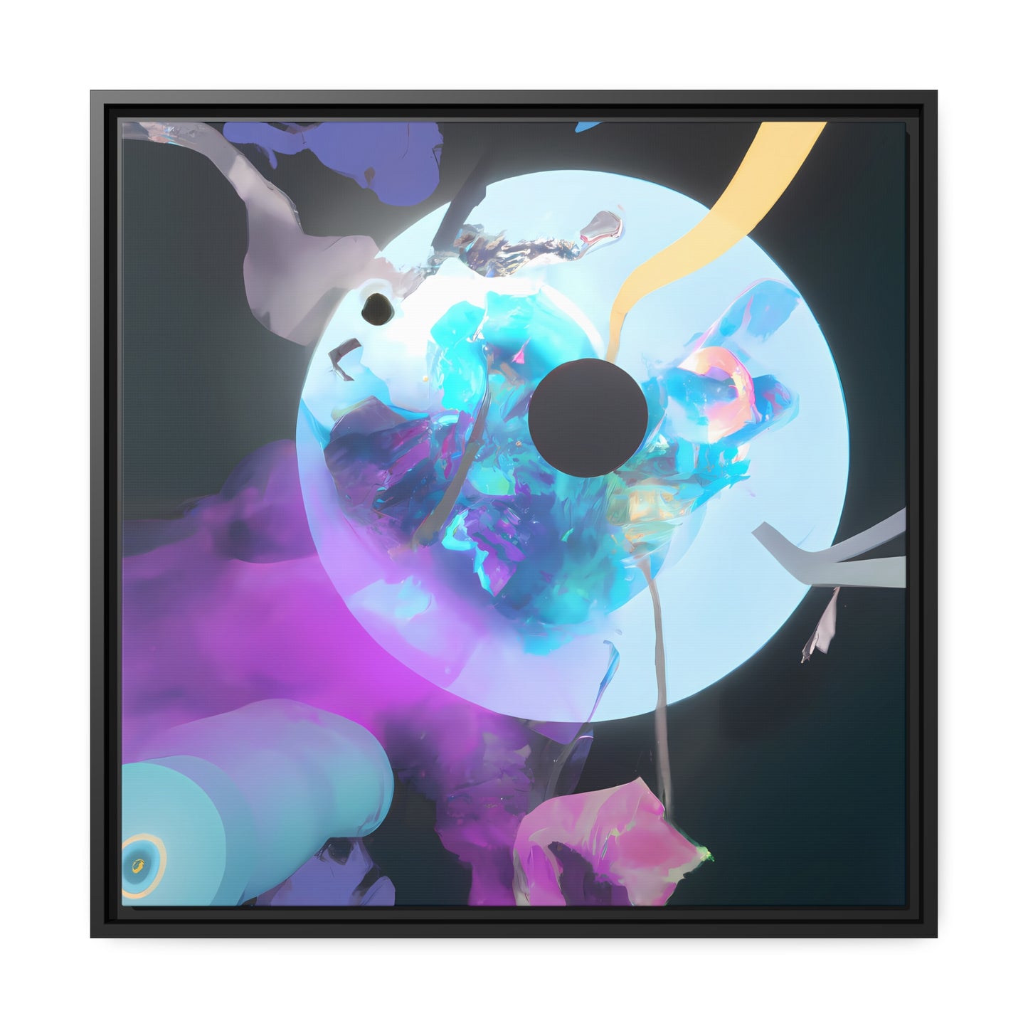 Neon Nexus 5 - on Framed Canvas