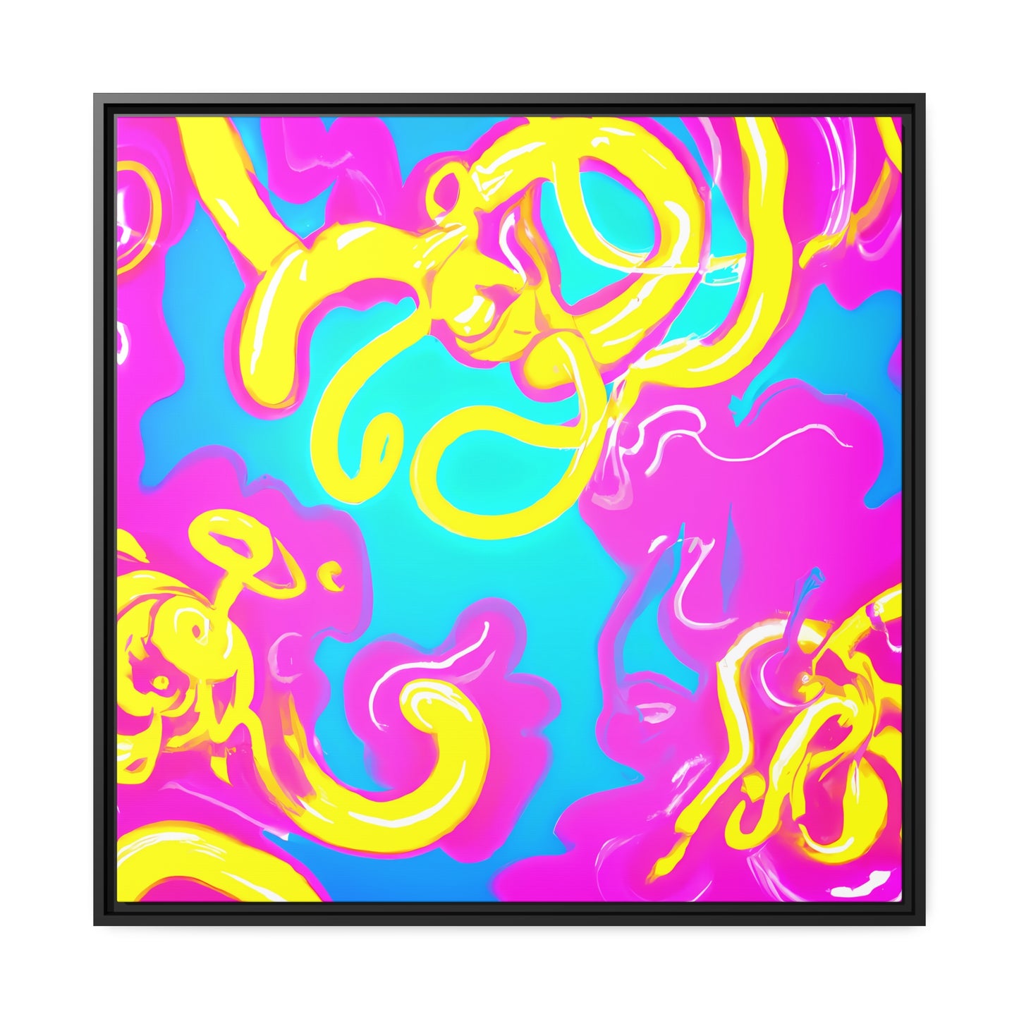 Future Graffiti 13 - on Framed Canvas