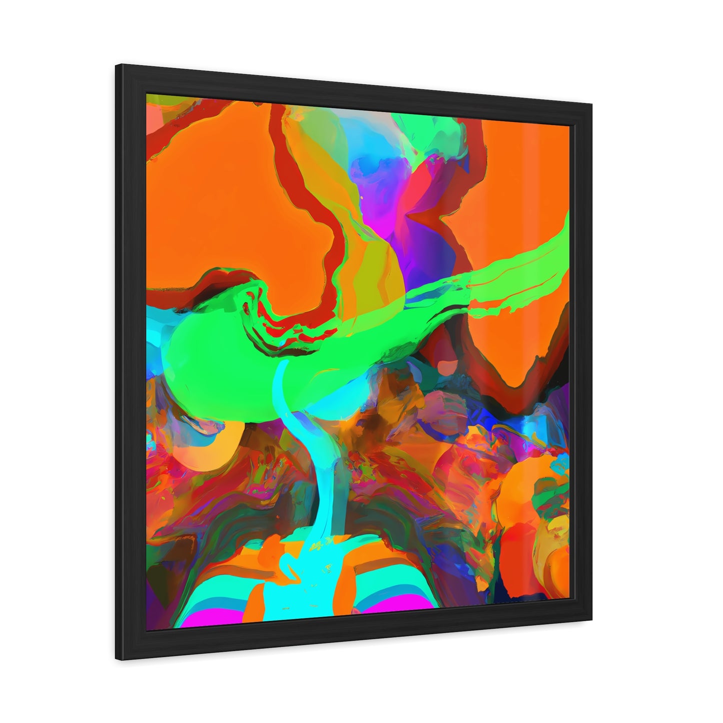 Fabstract 23 - on Framed Print