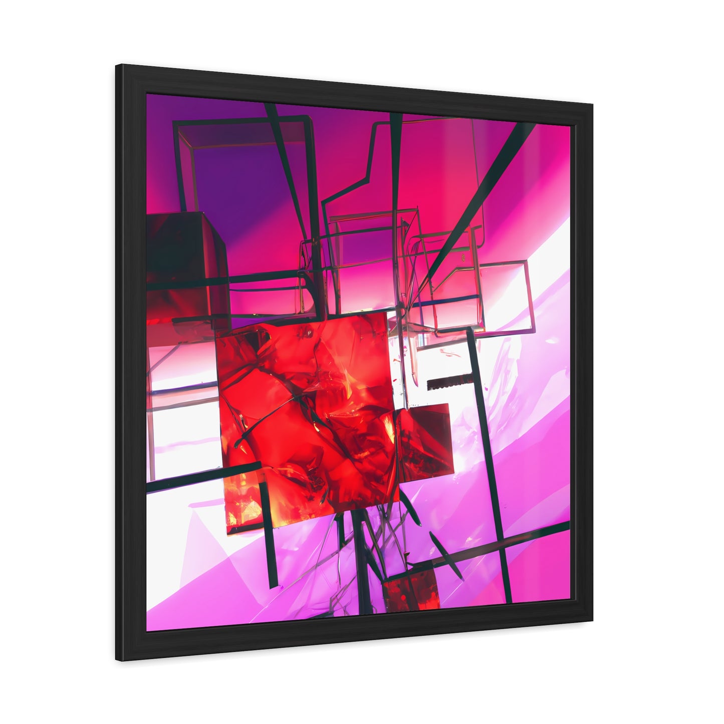 Temporal Flux 7 - on Framed Print