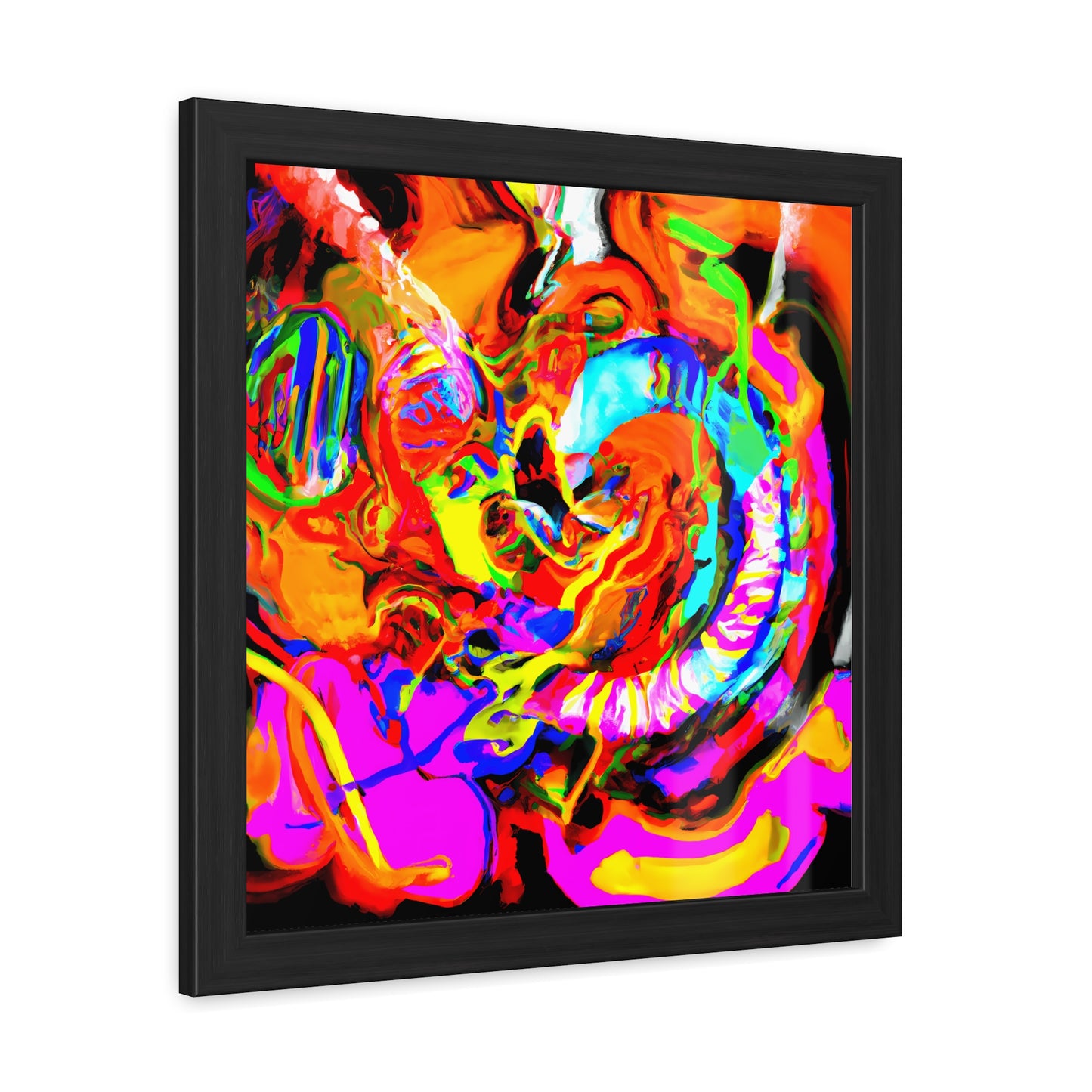 Fabstract 40 - on Framed Print