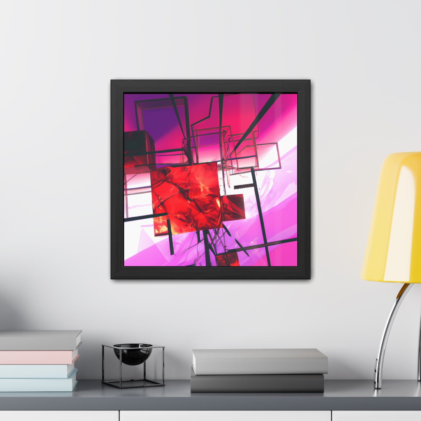 Temporal Flux 7 - on Framed Print