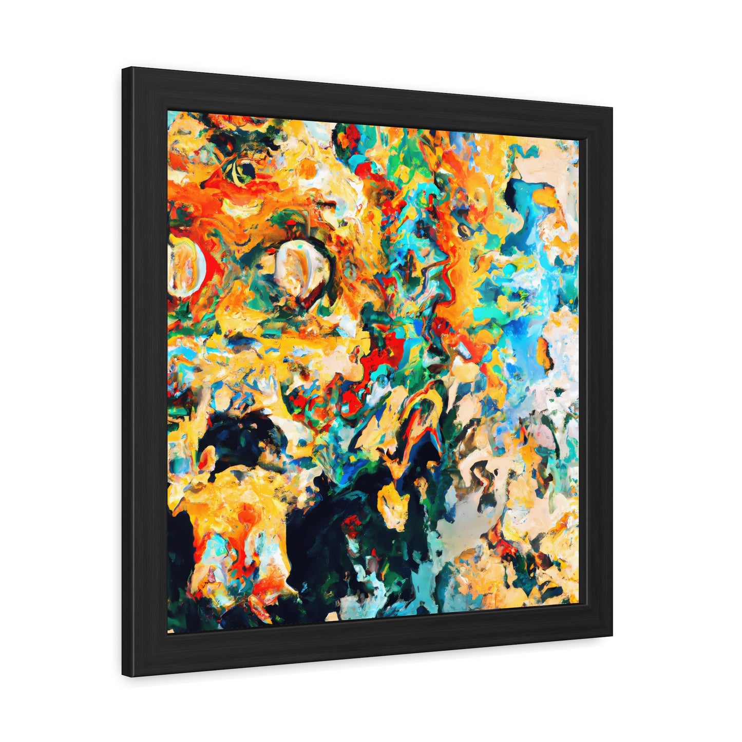 Fabstract 115 - on Framed Print