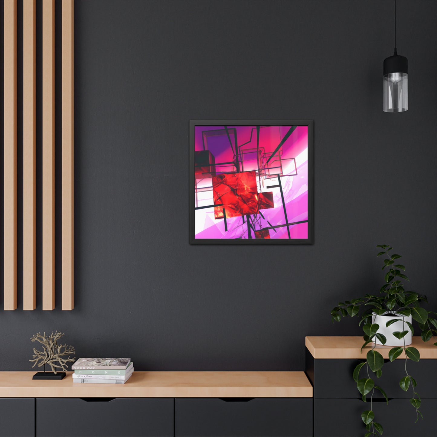 Temporal Flux 7 - on Framed Print