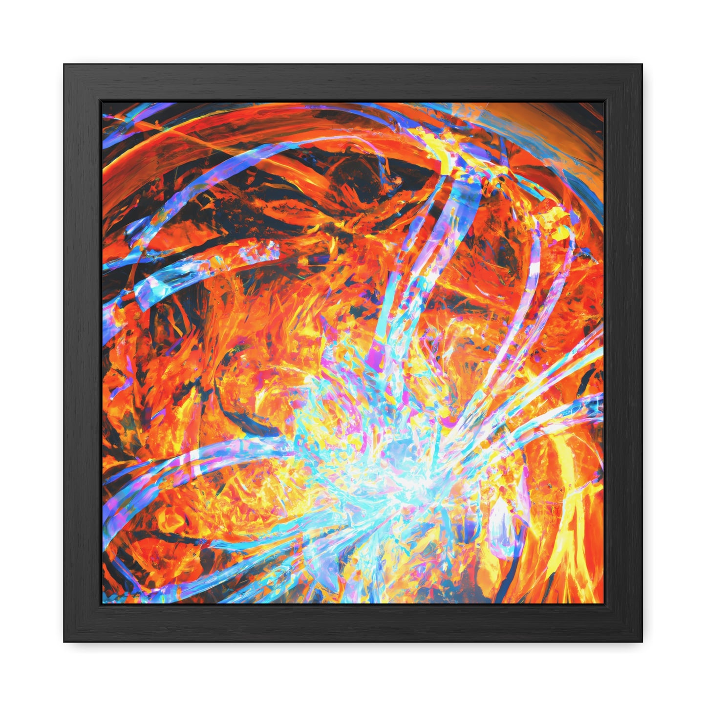 Fabstract 107 - on Framed Print