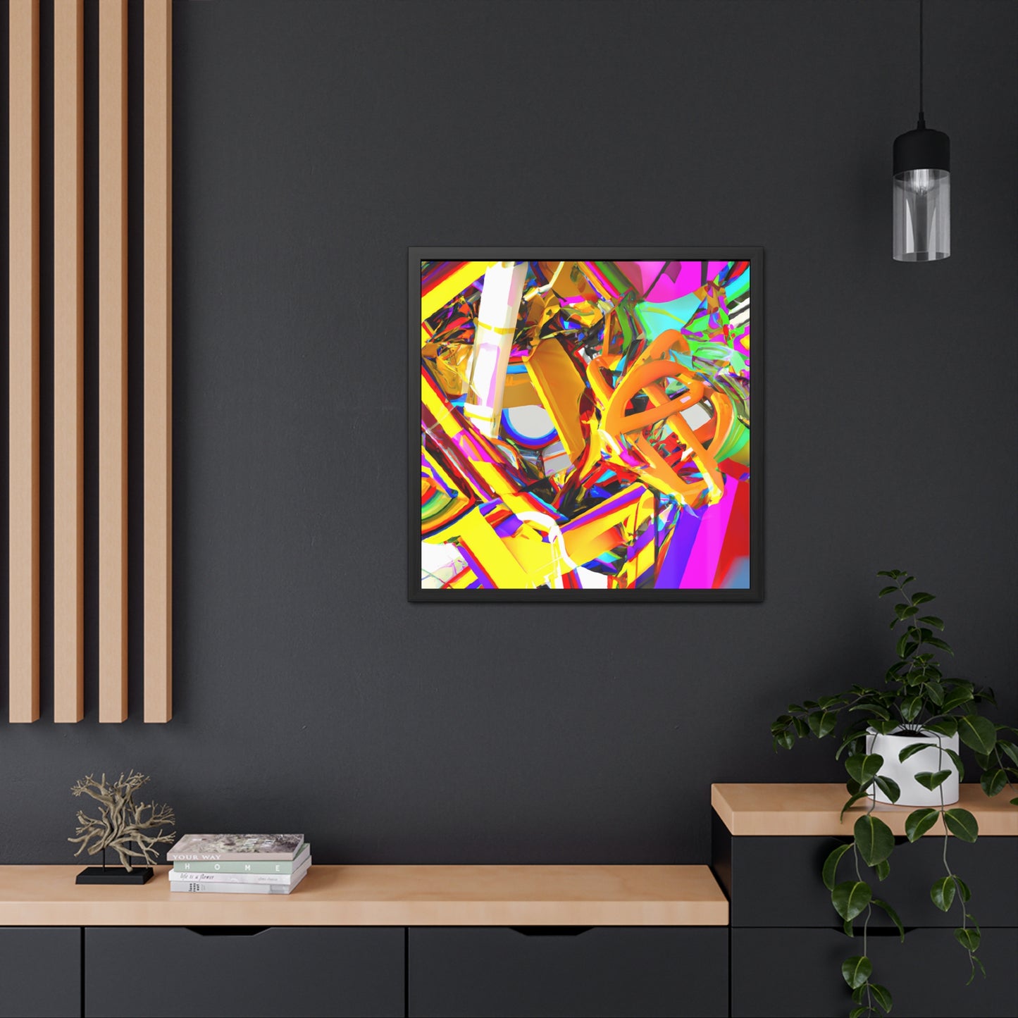 Future Graffiti 17 - on Framed Print