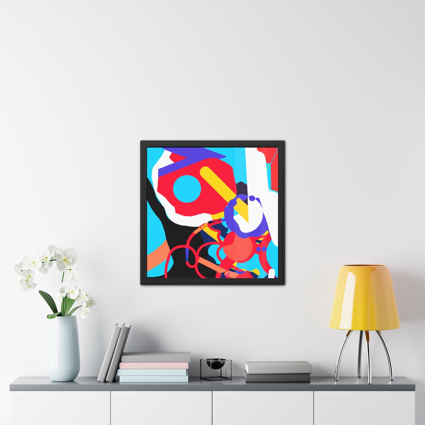 Fabstract 4 - on Framed Print