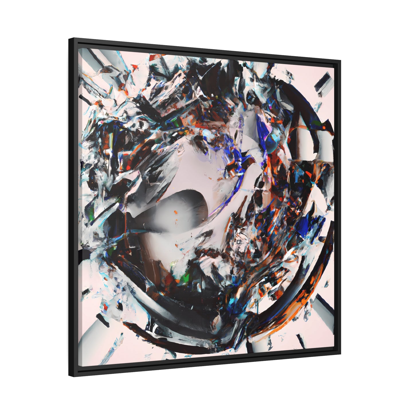 Temporal Flux 17 - on Framed Canvas