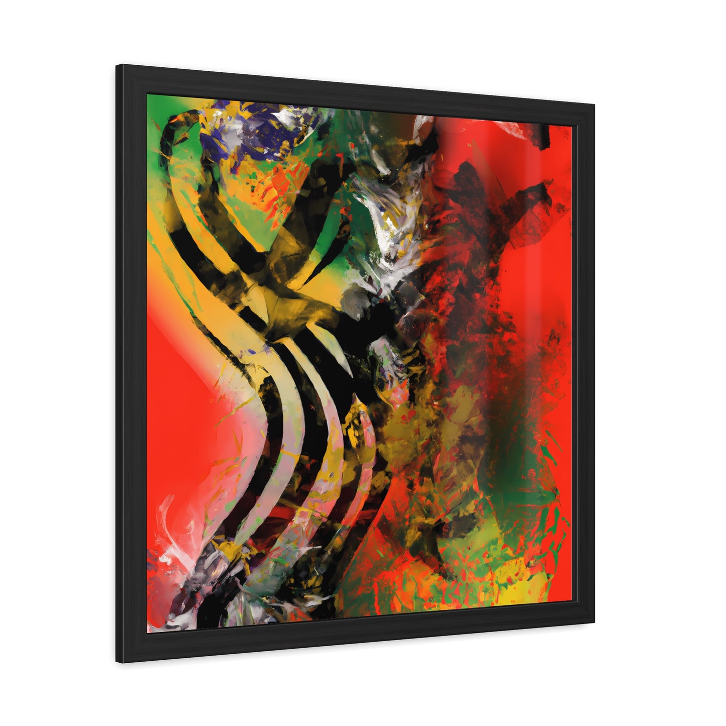 Fabstract 92 - on Framed Print