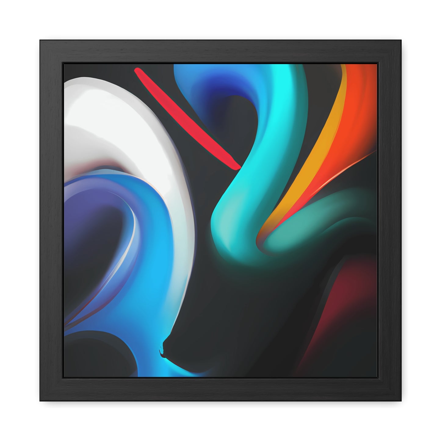 Fabstract 19 - on Framed Print