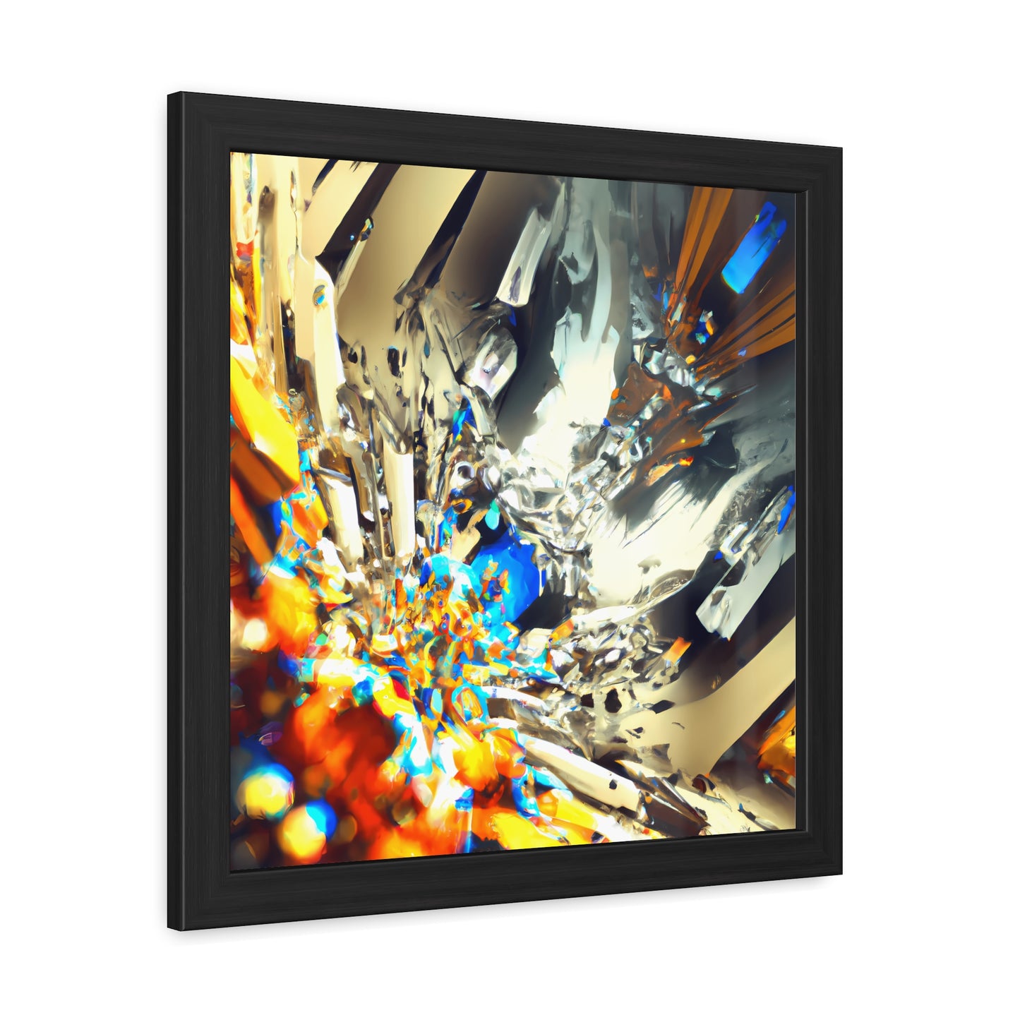 Temporal Flux 9 - on Framed Print