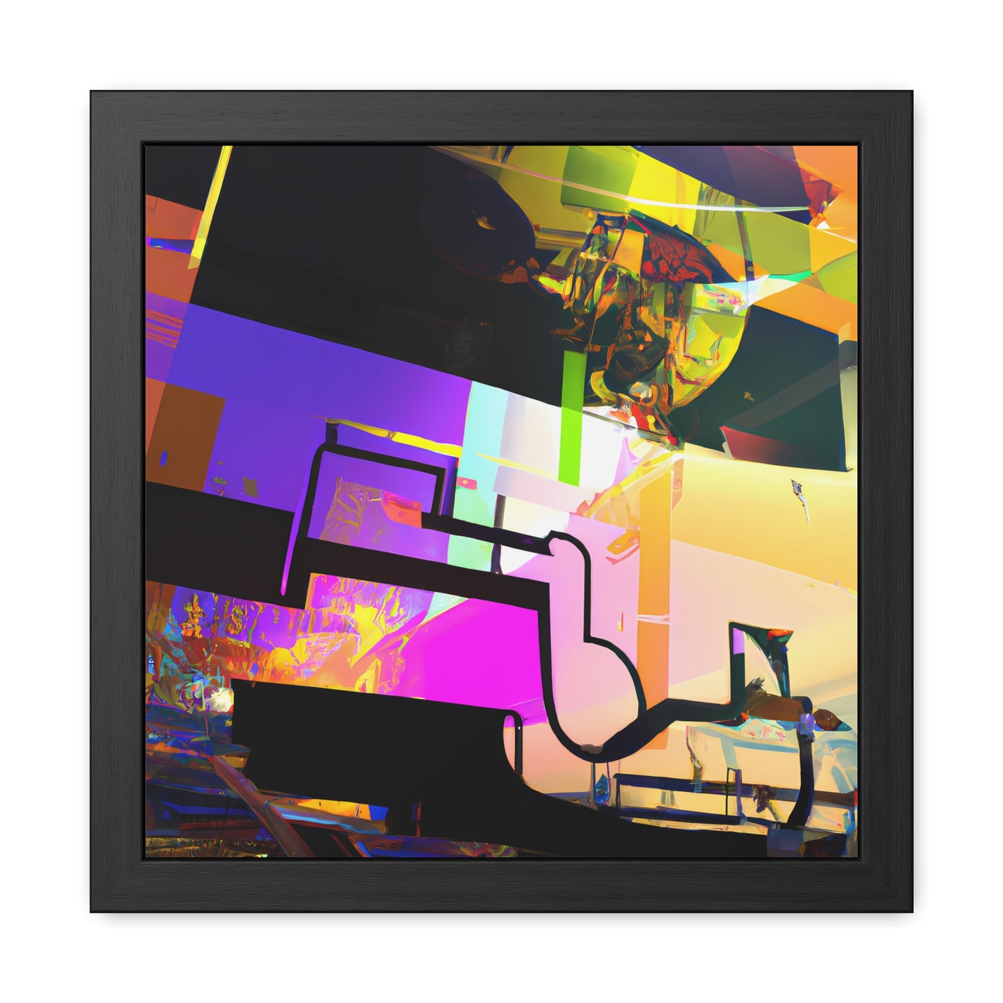 Future Graffiti 5 - on Framed Print