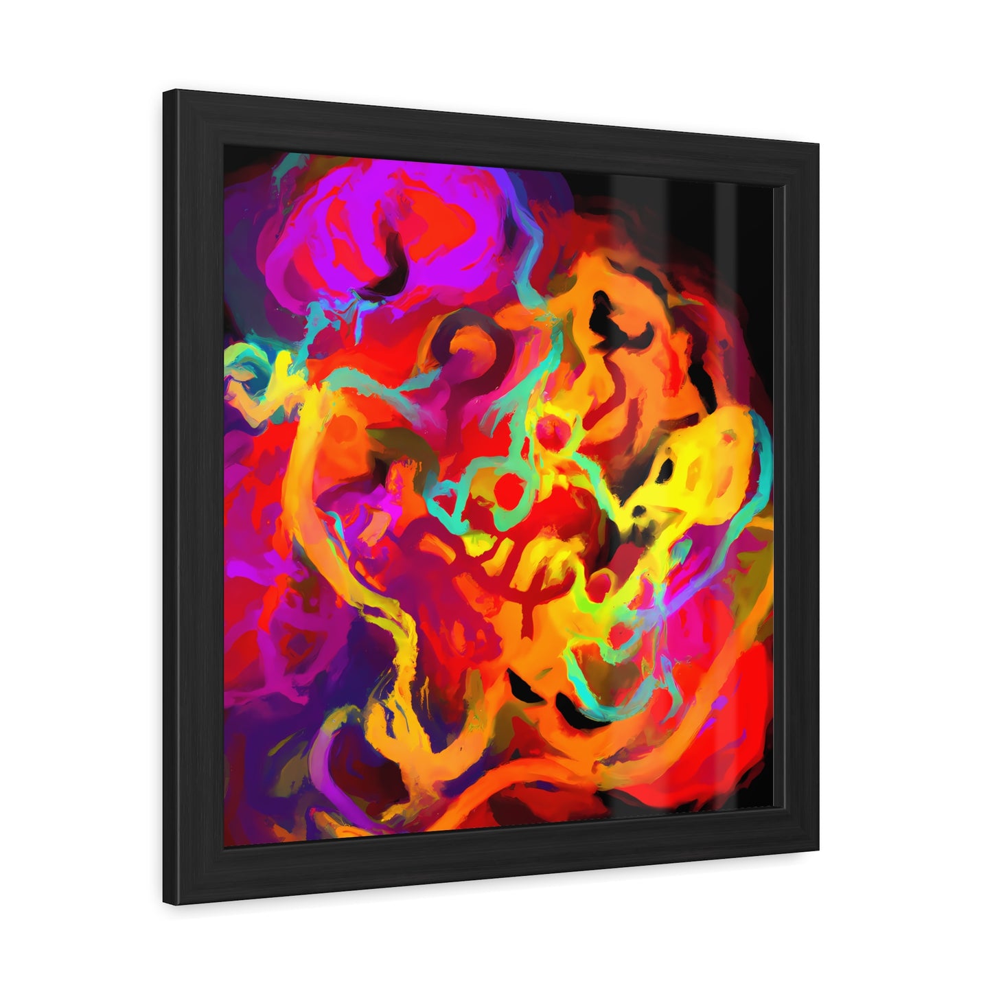 Fabstract 45 - on Framed Print