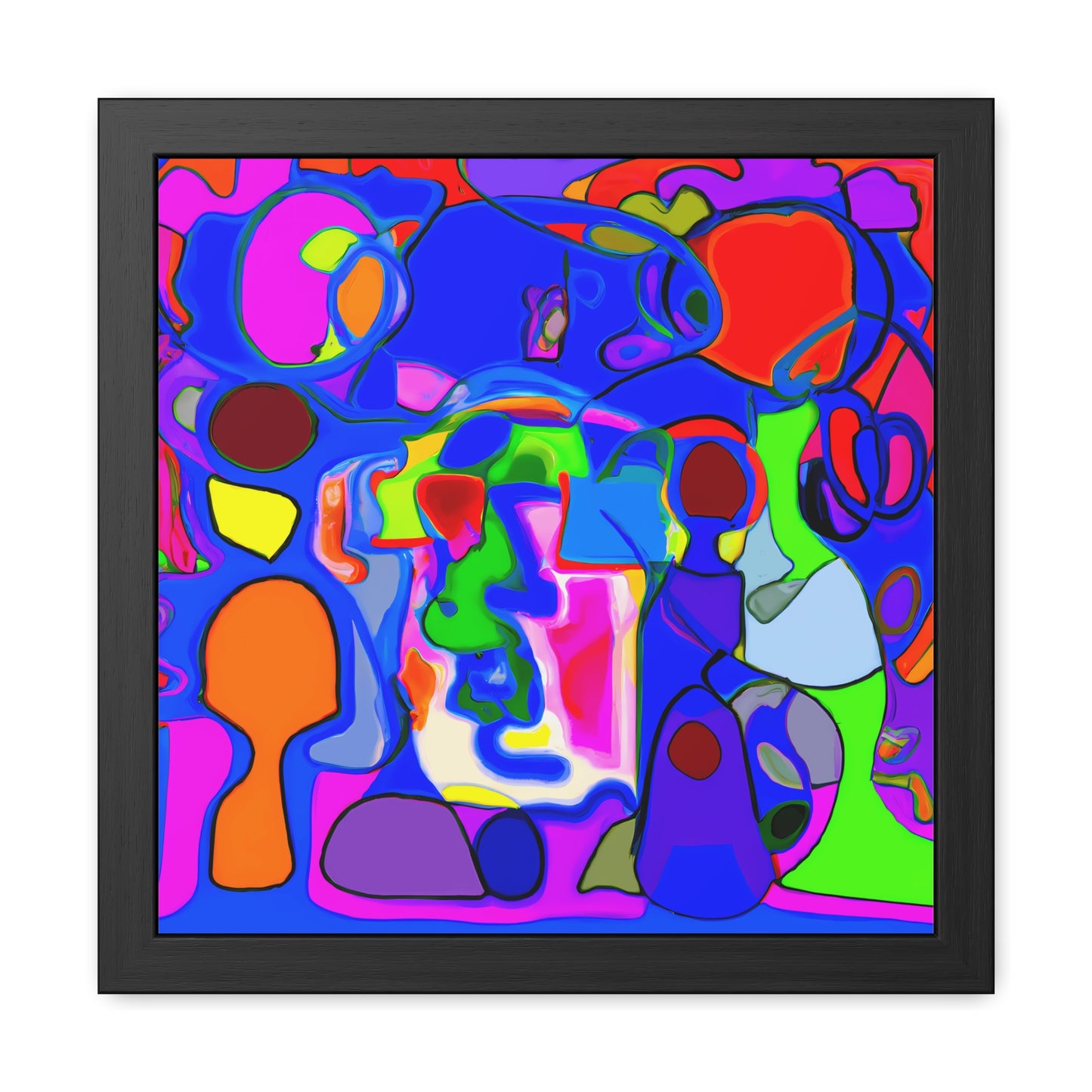 Fabstract 14 - on Framed Print