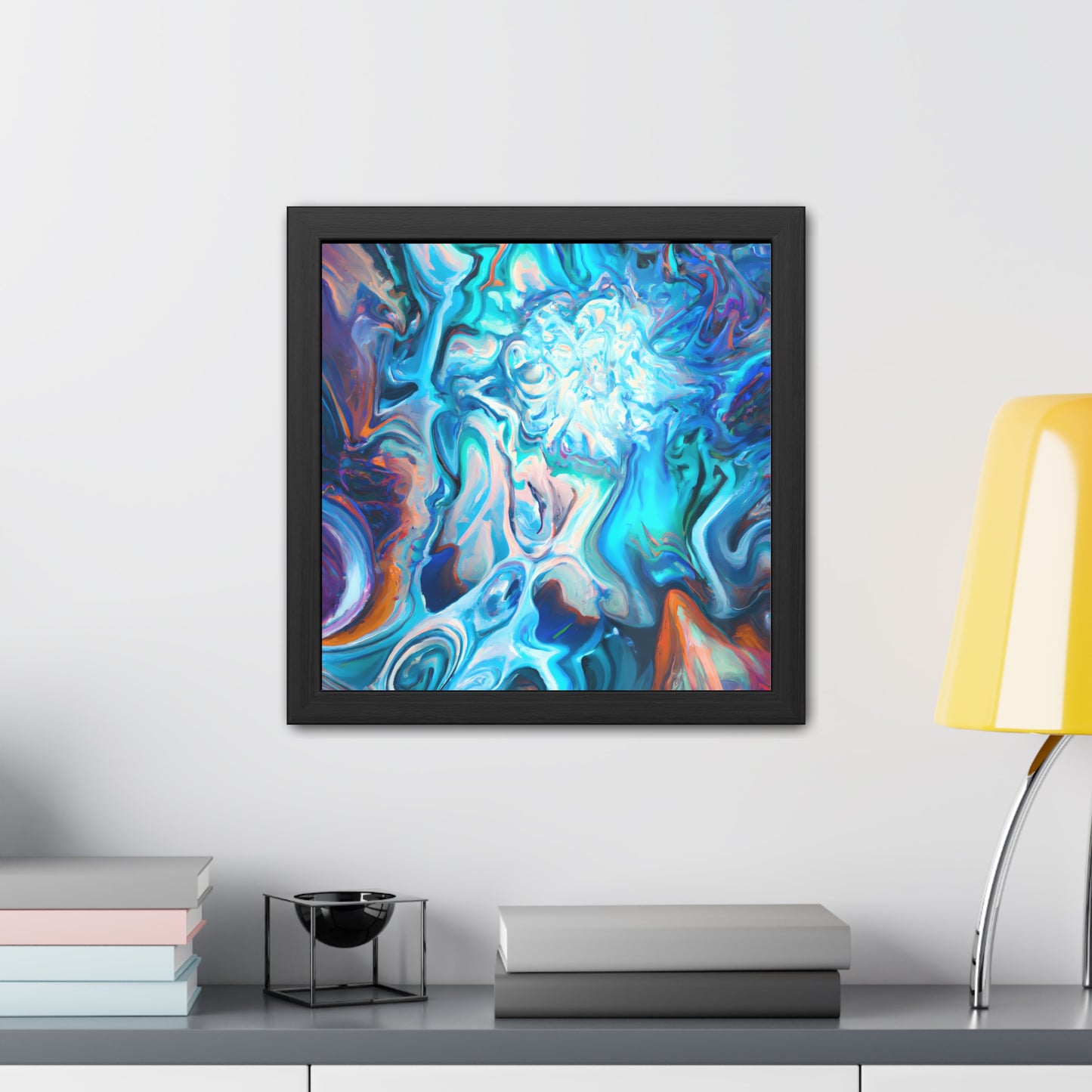 Fabstract 113 - on Framed Print