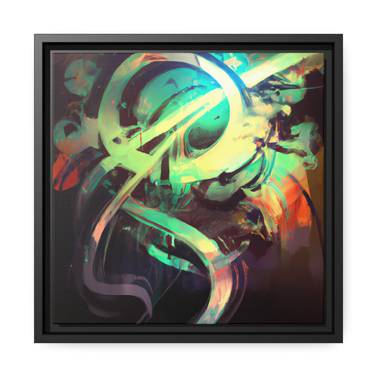 Future Graffiti 21 - on Framed Canvas