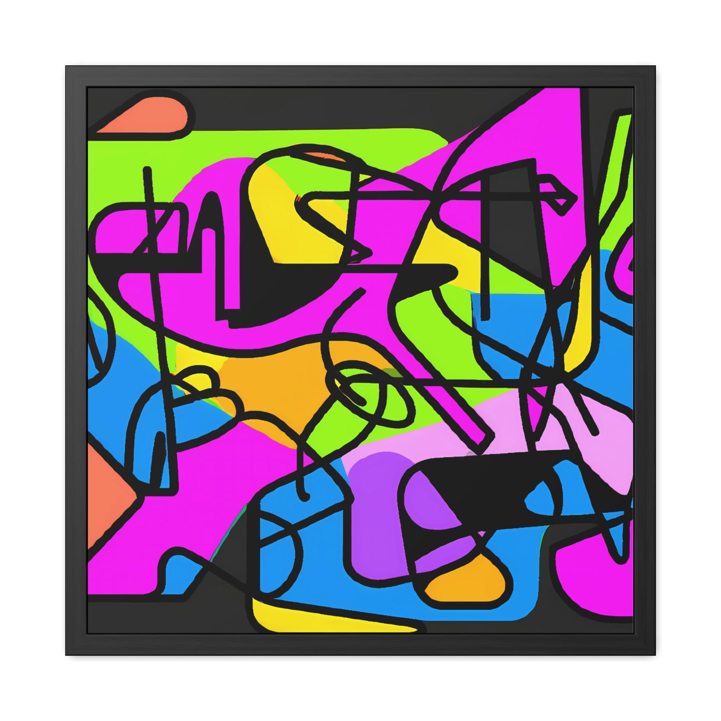 Fabstract 3 - on Framed Print