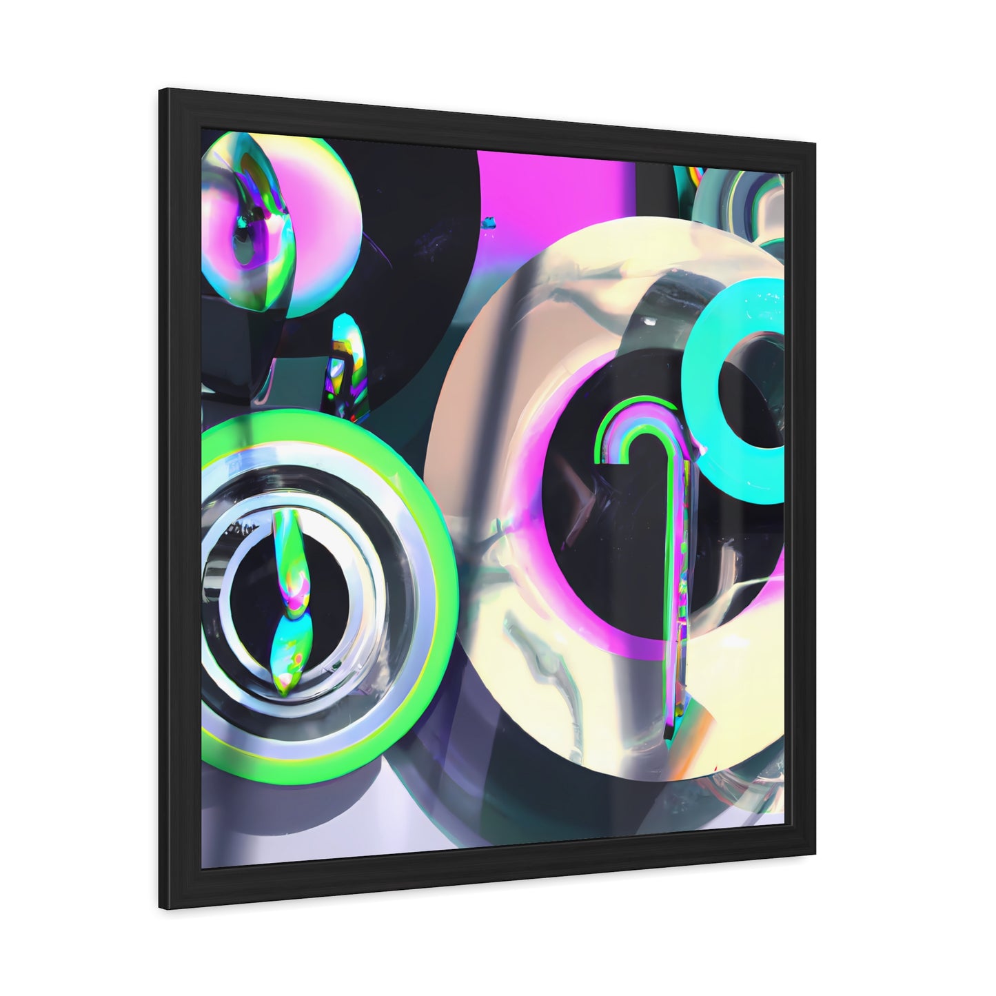 Neon Nexus 7 - on Framed Print