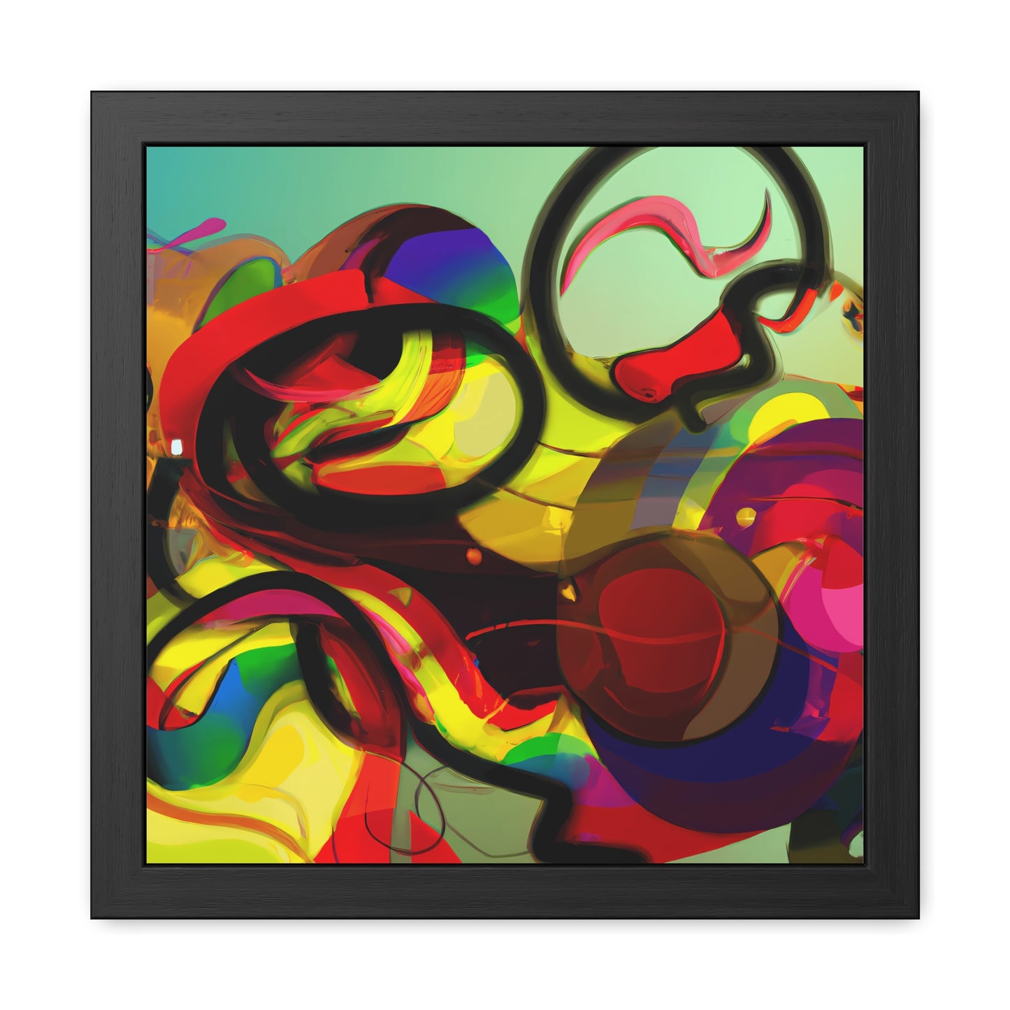 Fabstract 31 - on Framed Print