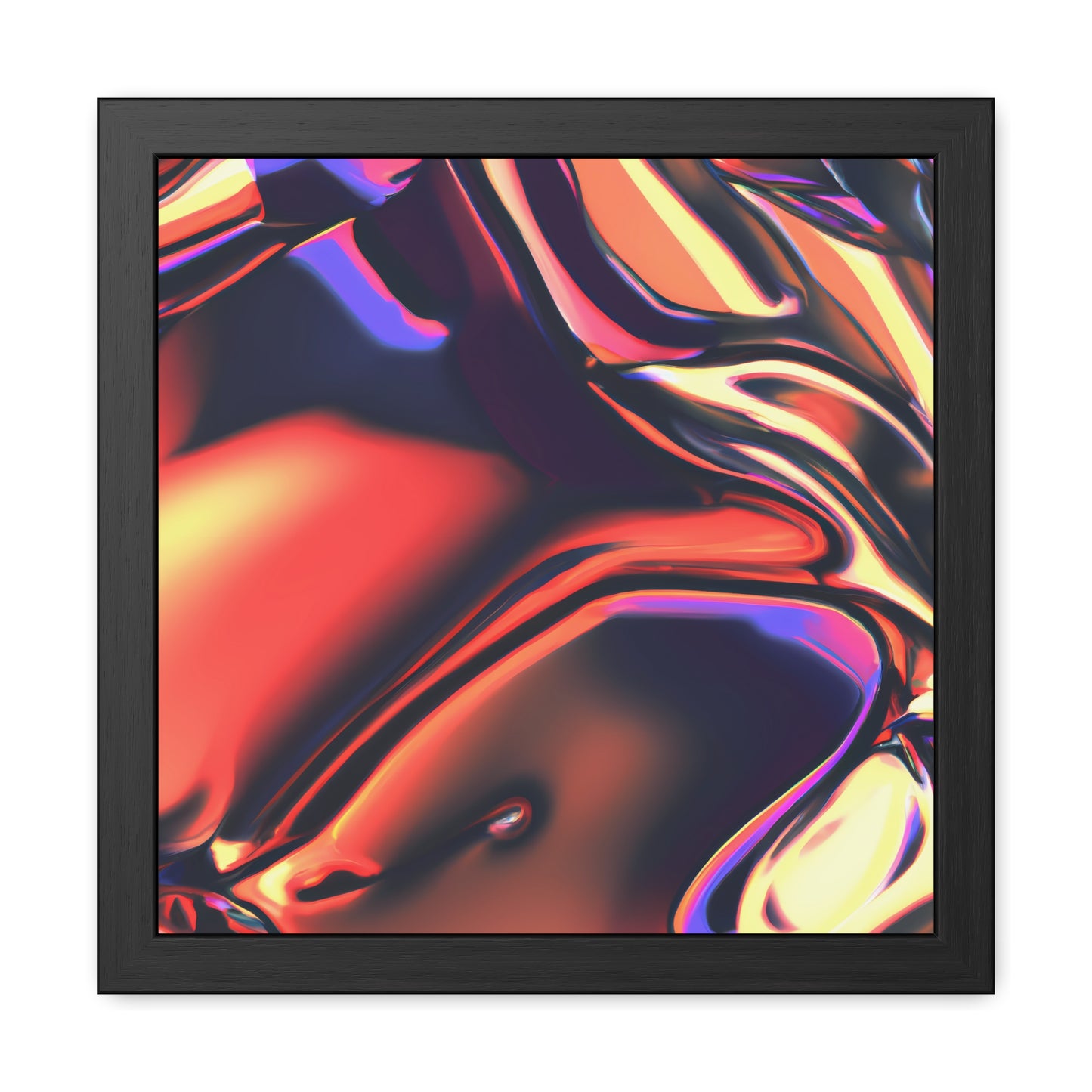 Neon Nexus 15 - on Framed Print