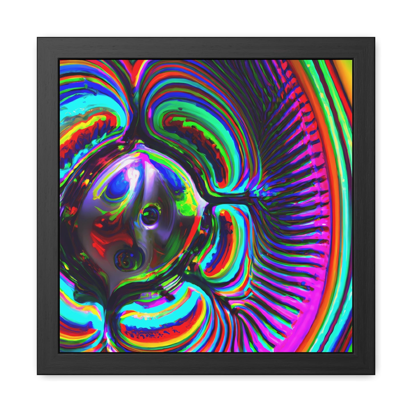 Neon Nexus 2 - on Framed Print