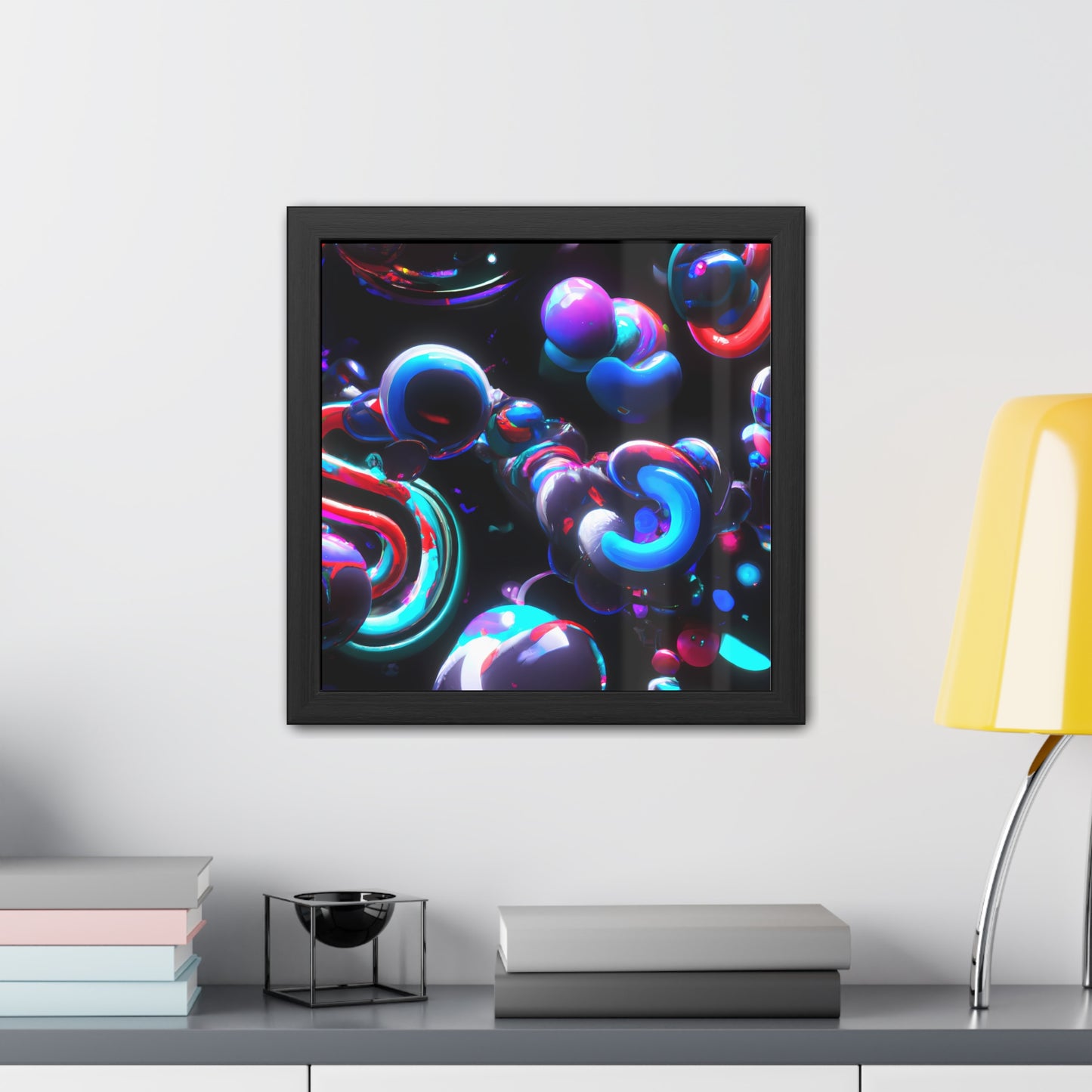 Temporal Flux 19 - on Framed Print