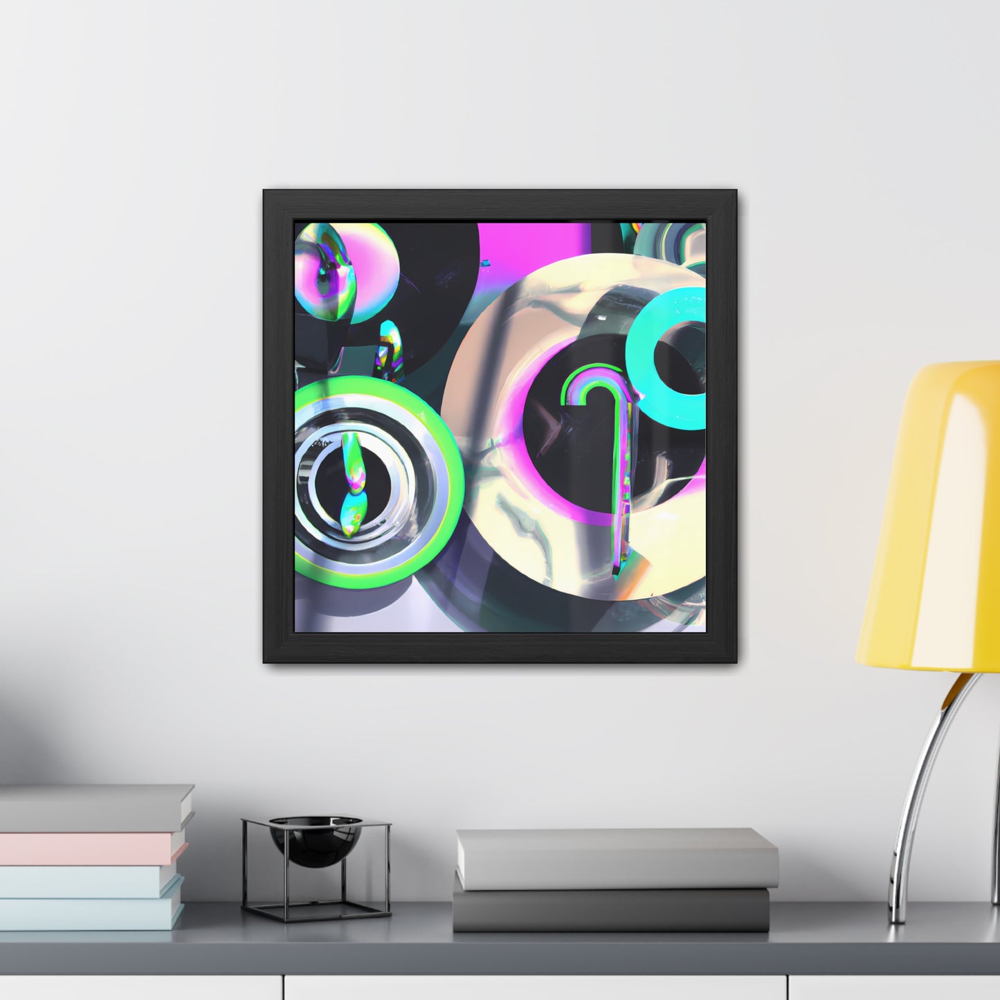 Neon Nexus 7 - on Framed Print