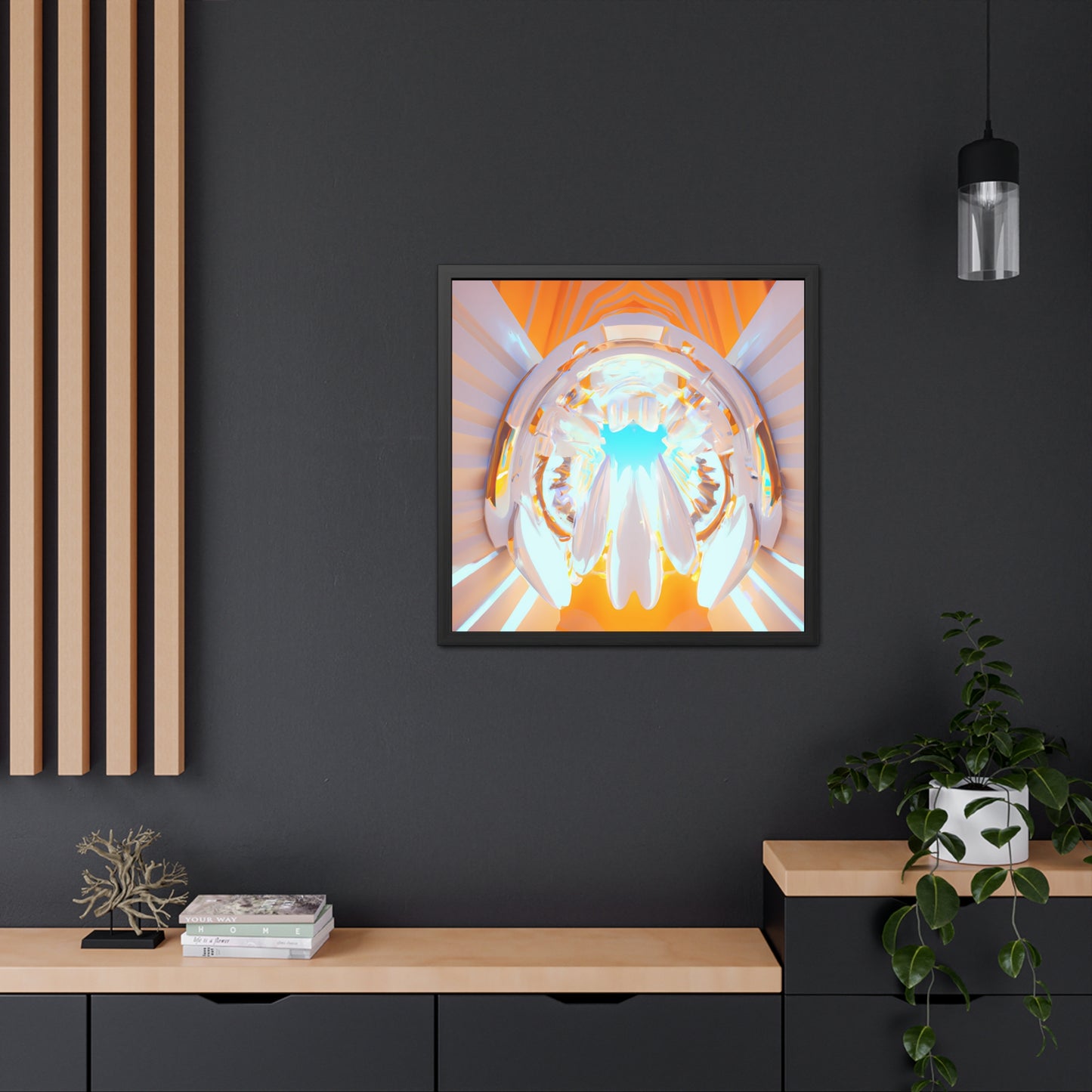 Temporal Flux 12 - on Framed Print