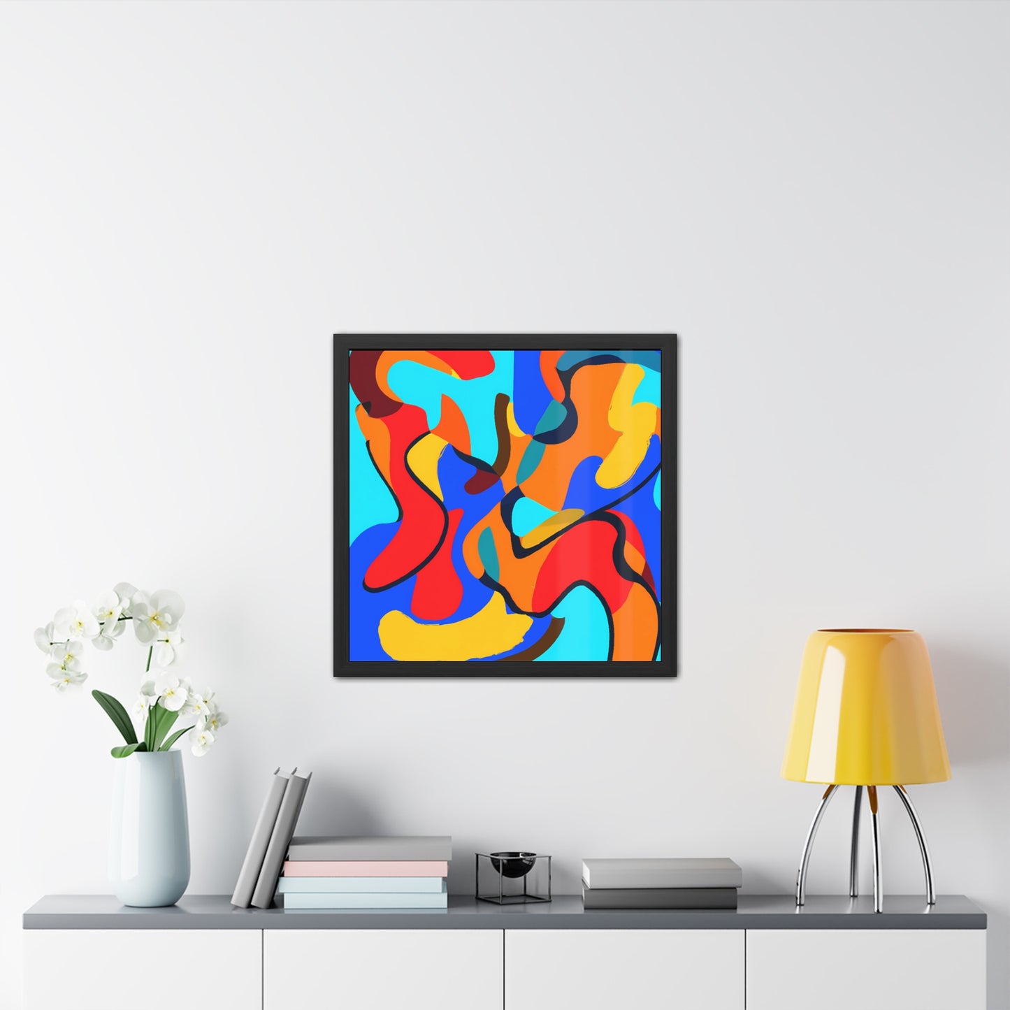 Fabstract 6 - on Framed Print