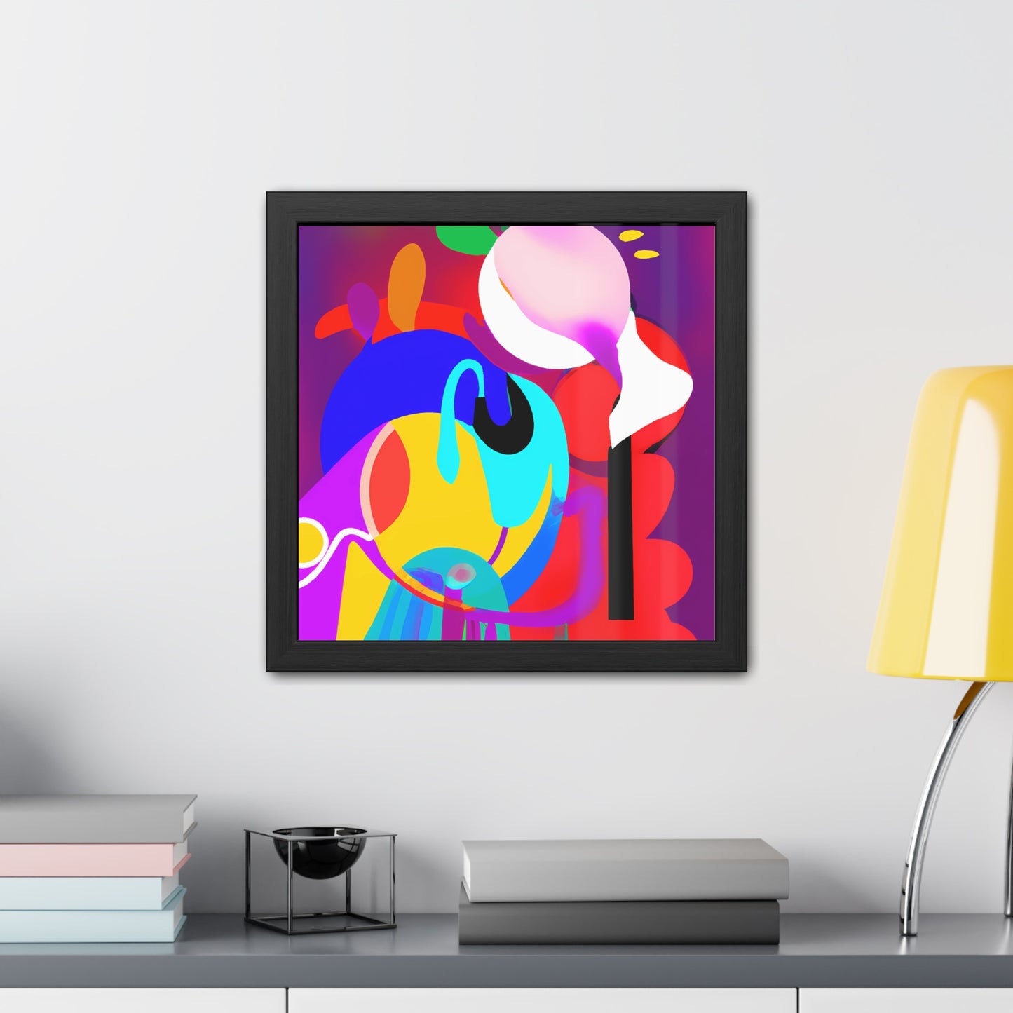 Fabstract 9 - on Framed Print