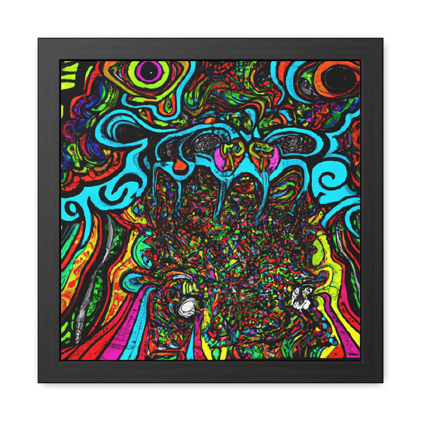 Fabstract 65 - on Framed Print