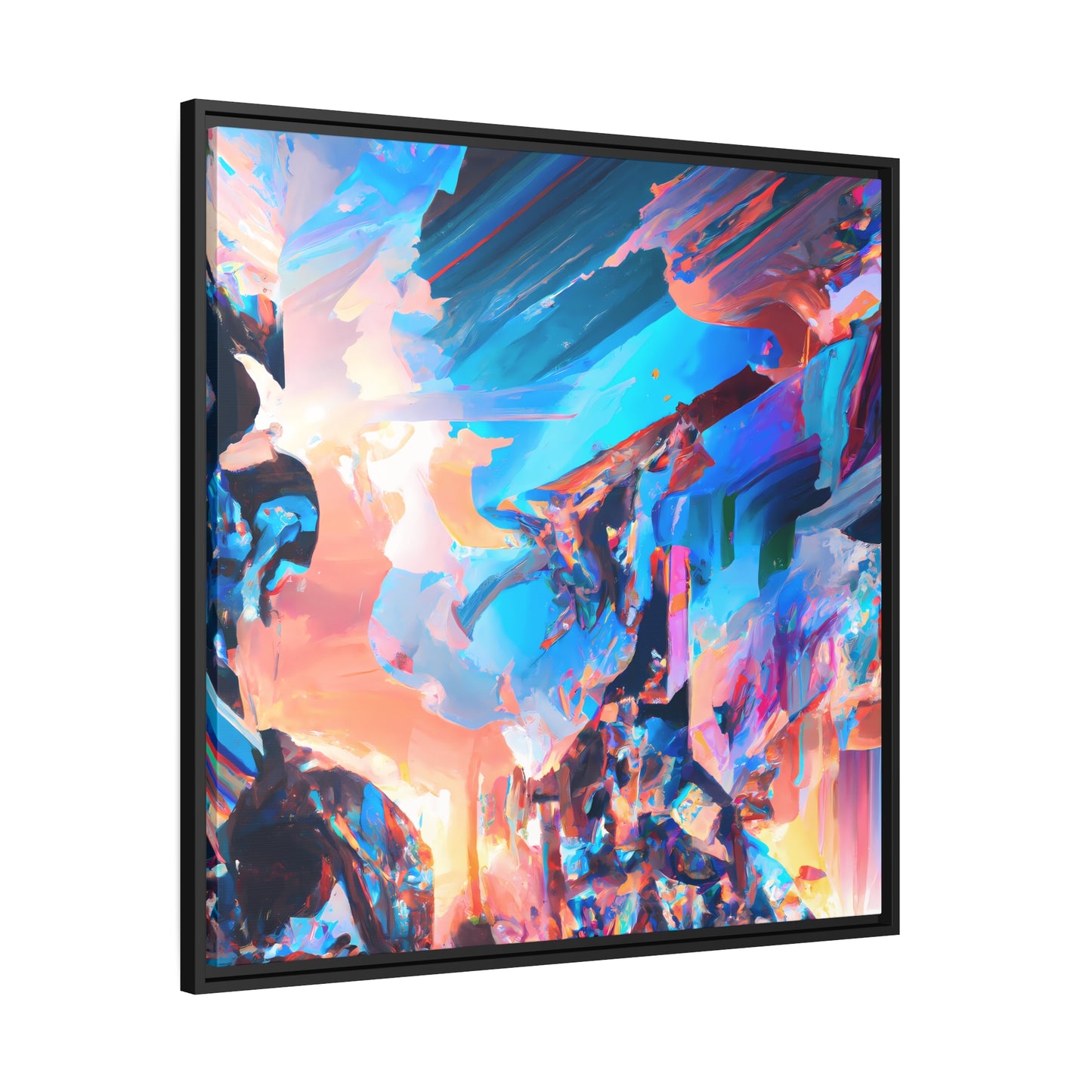 Temporal Flux 1 - on Framed Canvas