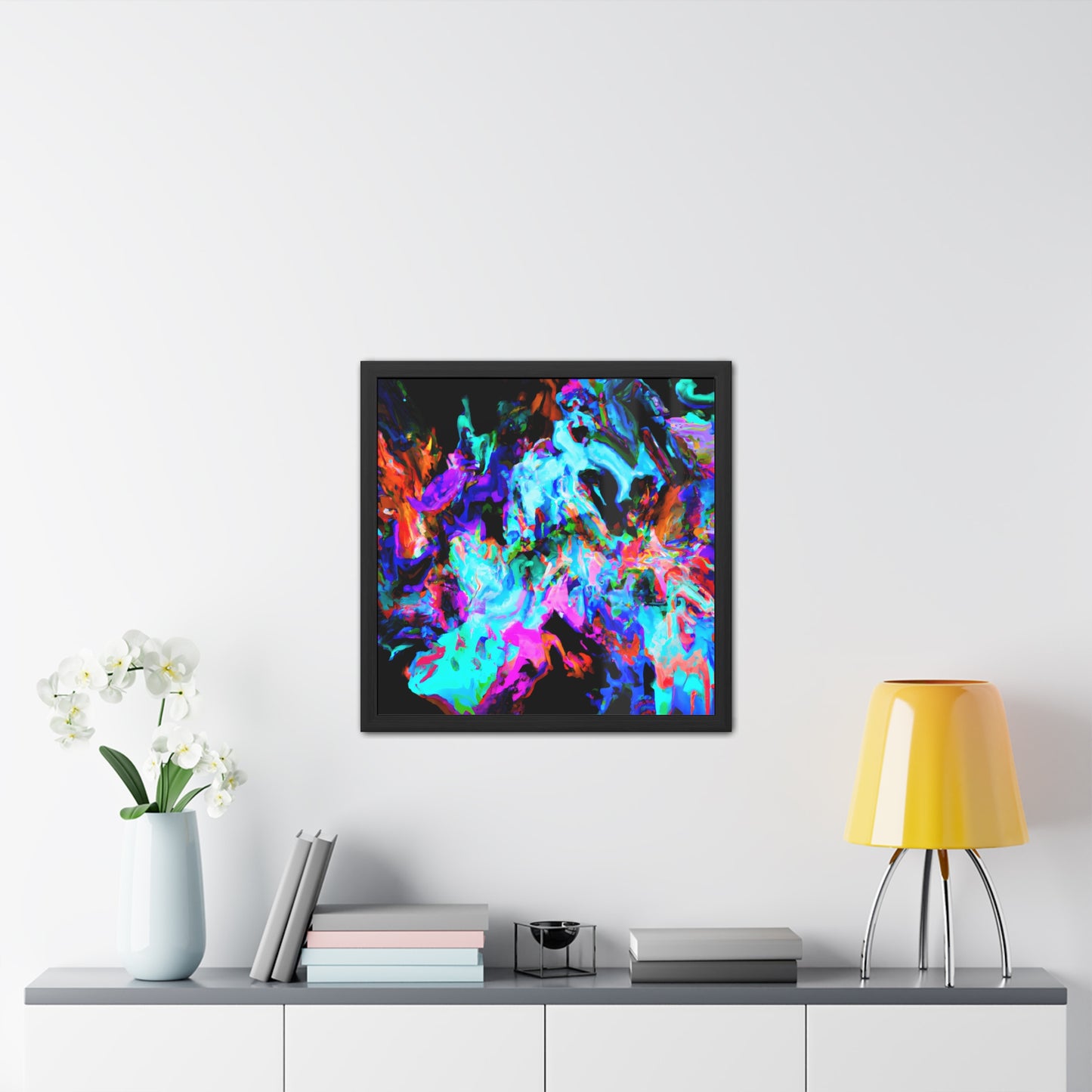 Fabstract 58 - on Framed Print