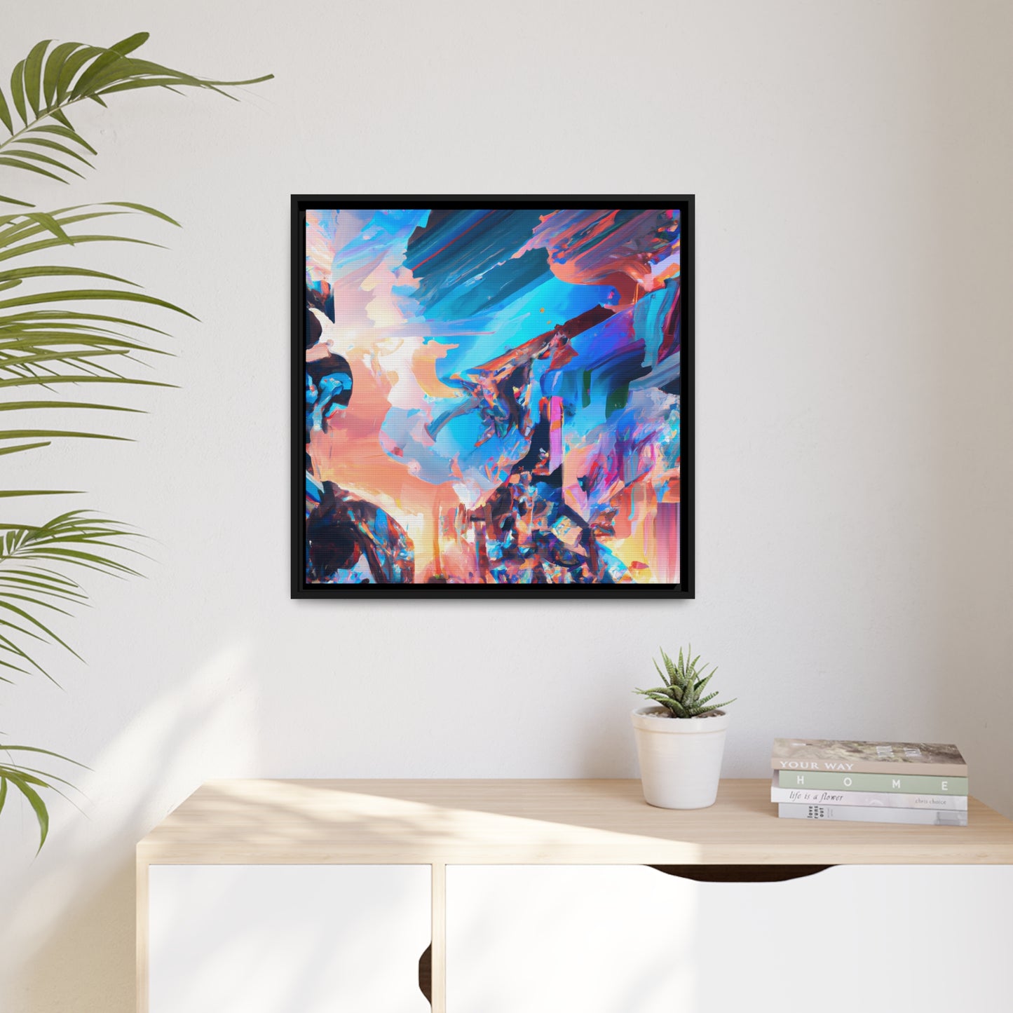 Temporal Flux 1 - on Framed Canvas