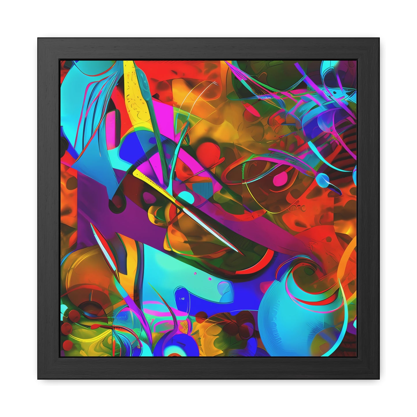 Fabstract 67 - on Framed Print