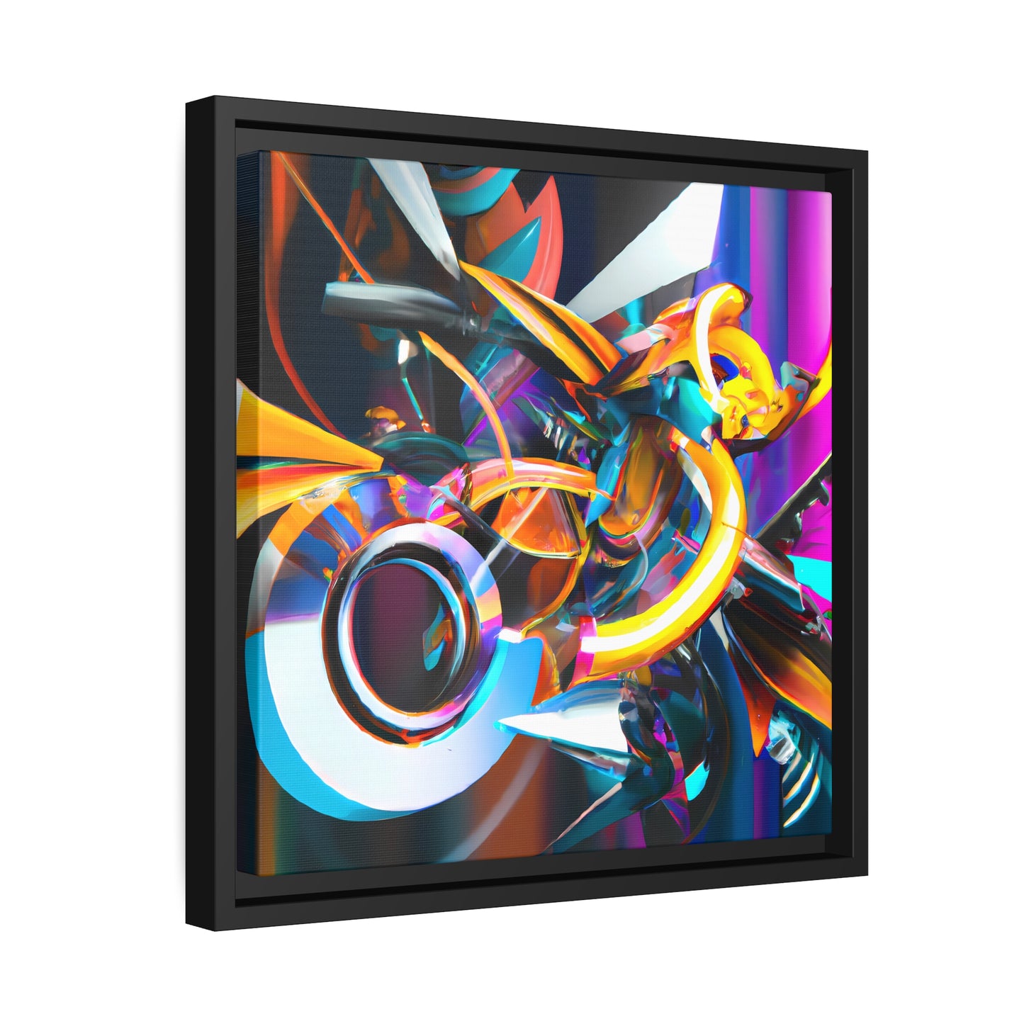 Temporal Flux 20 - on Framed Canvas